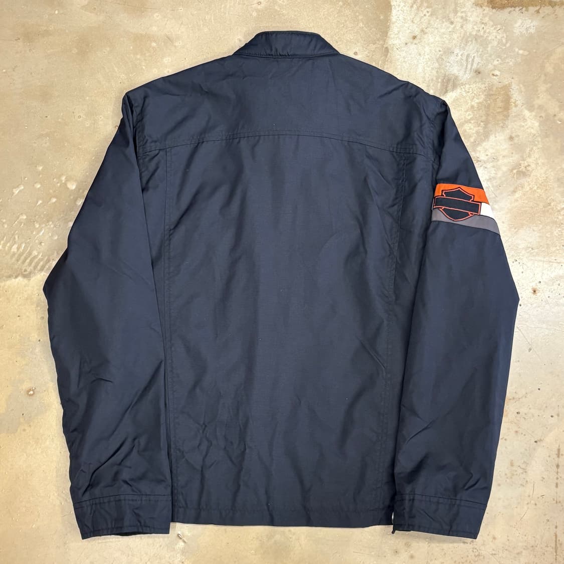 M 할리데이비슨 블랙 나일론 라이더 자켓 상품이미지3