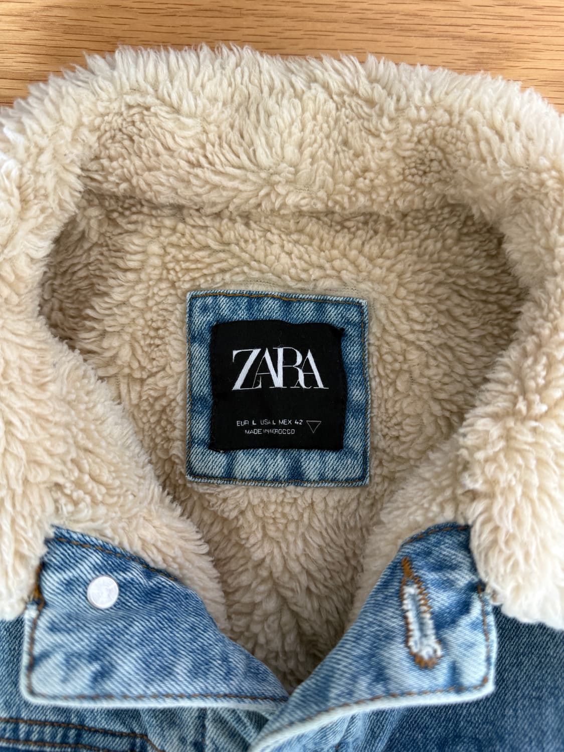 자라(ZARA) 쉐르파 데님 자켓 상품이미지5