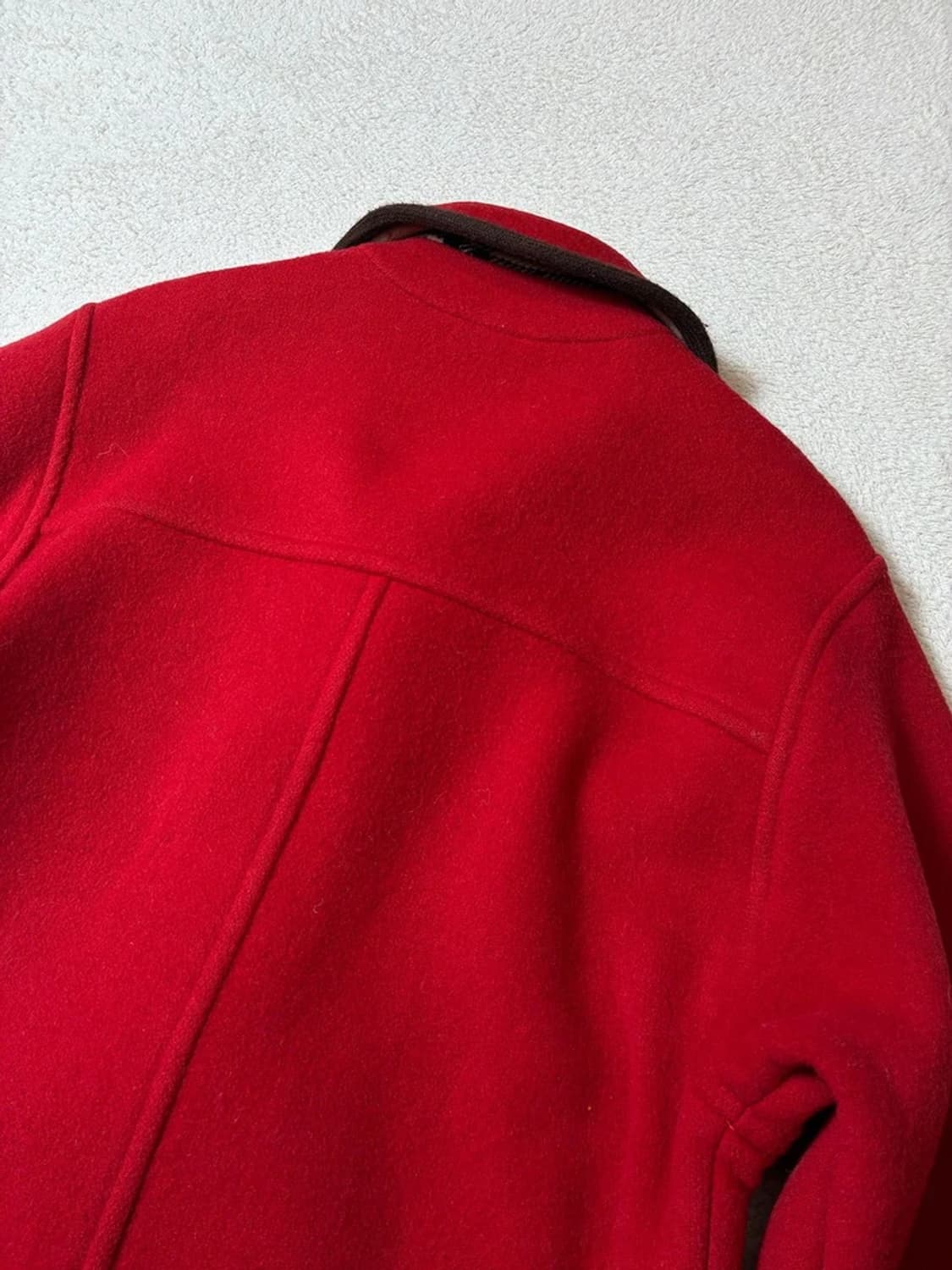 버버리 90's 올드머니 펠트울 파이핑 코트 PN7991 상품이미지6