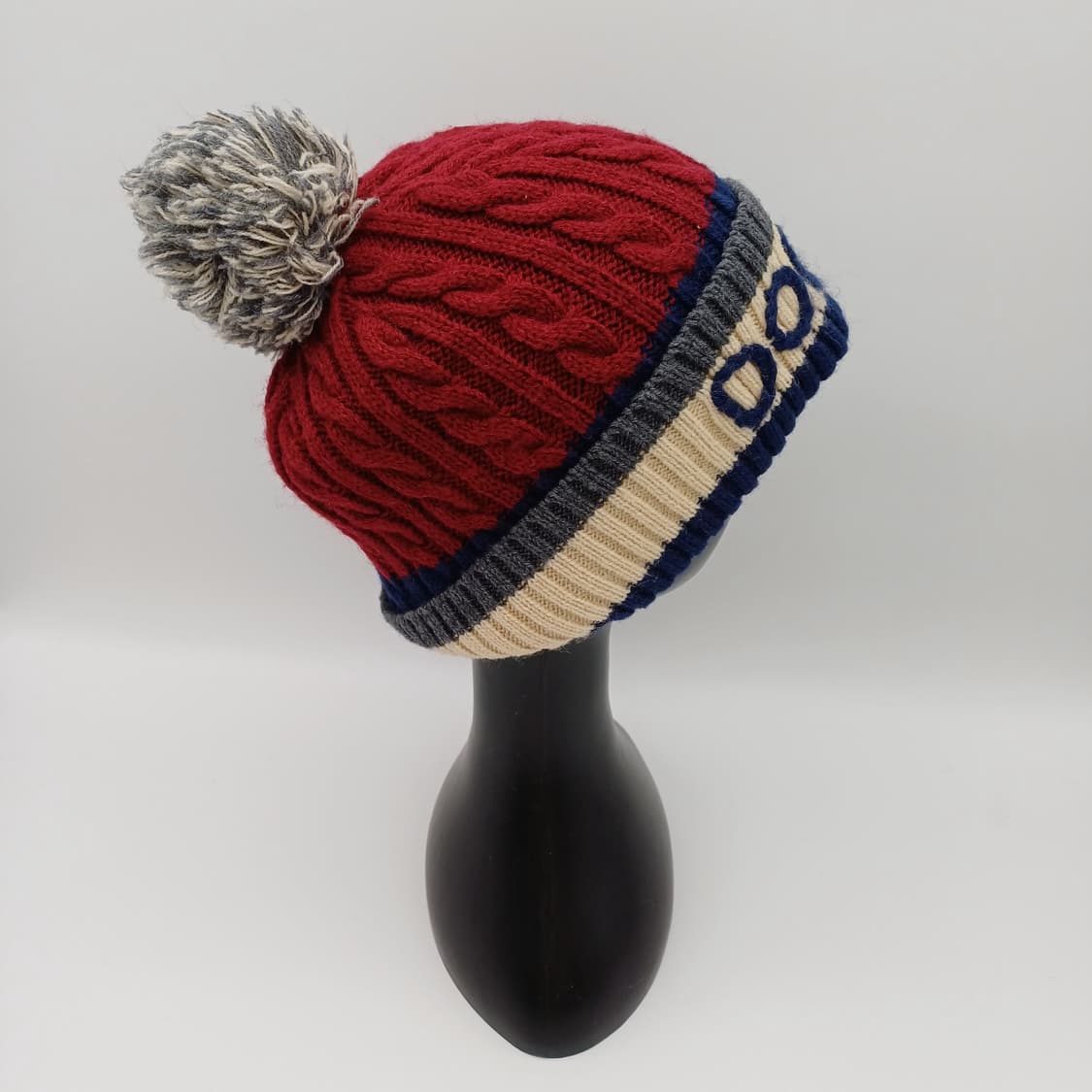 일본 빈티지 니트 비니 방울 모자 [BF10445-162-51] 상품이미지4