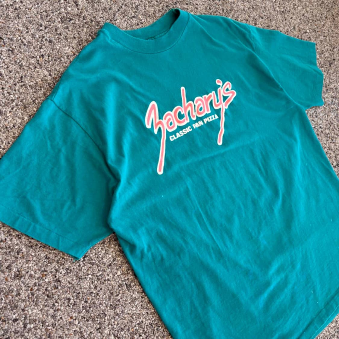 90s 미제 싱글스티치 헤인즈 프로모 티셔츠 L 상품이미지4