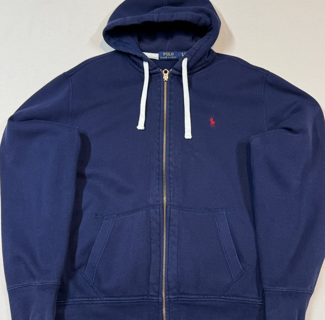 XL) 폴로 랄프로렌 두산 써멀 후드집업 네이비 상품이미지2
