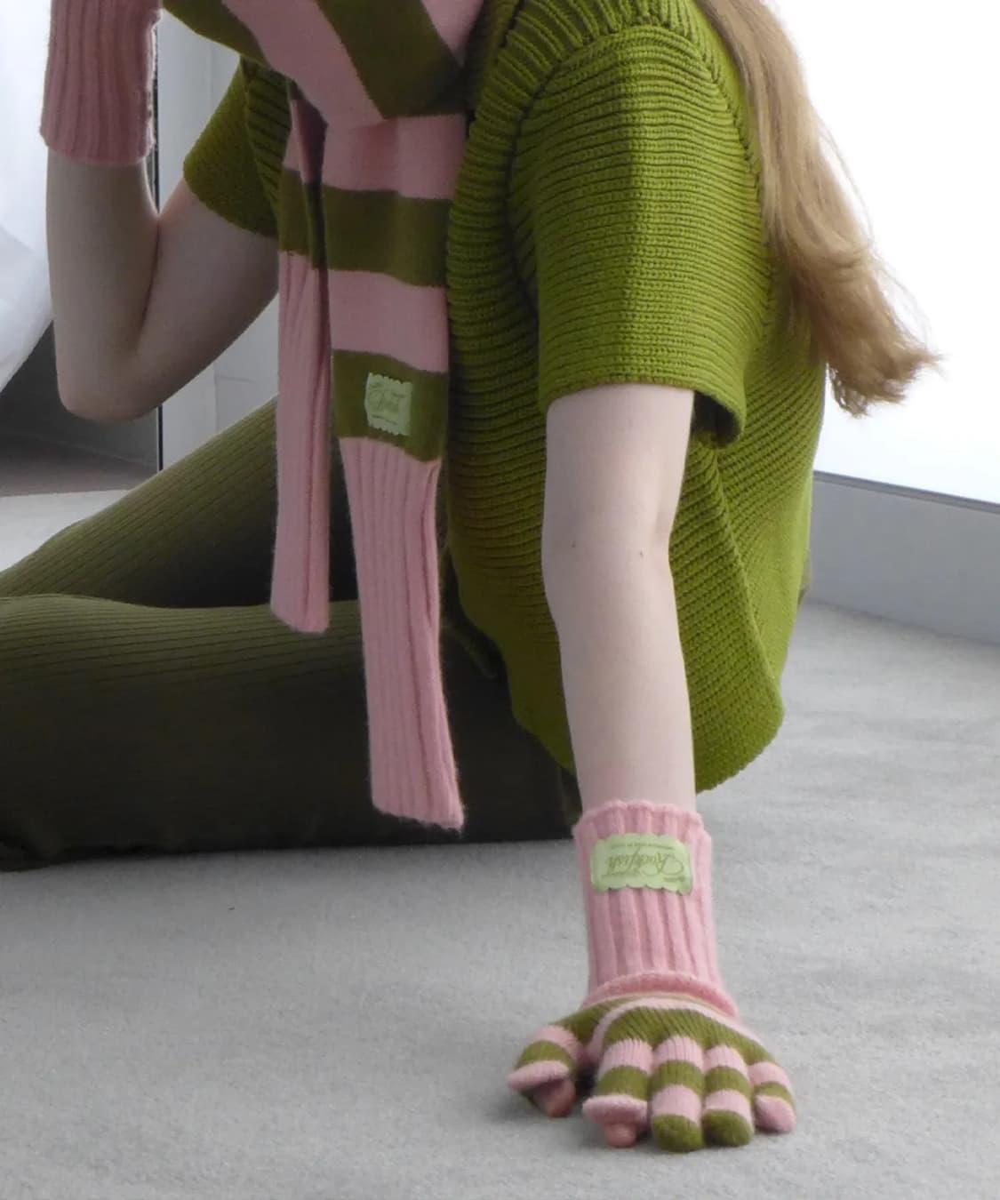 락피쉬 웨더웨어 스트라이프 장갑 판매 상품이미지5