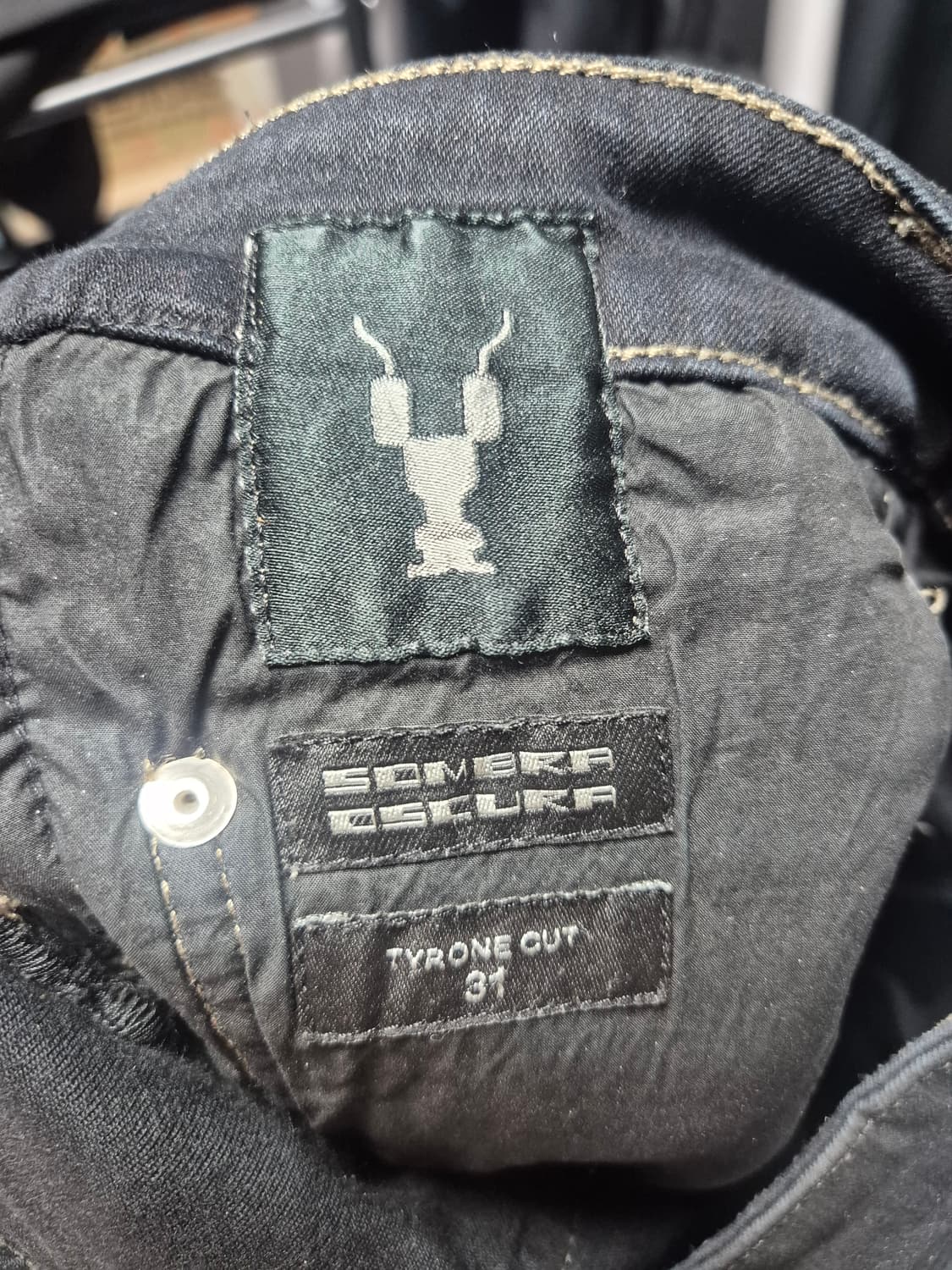 릭오웬스 타이론컷 코팅진 31사이즈 상품이미지3