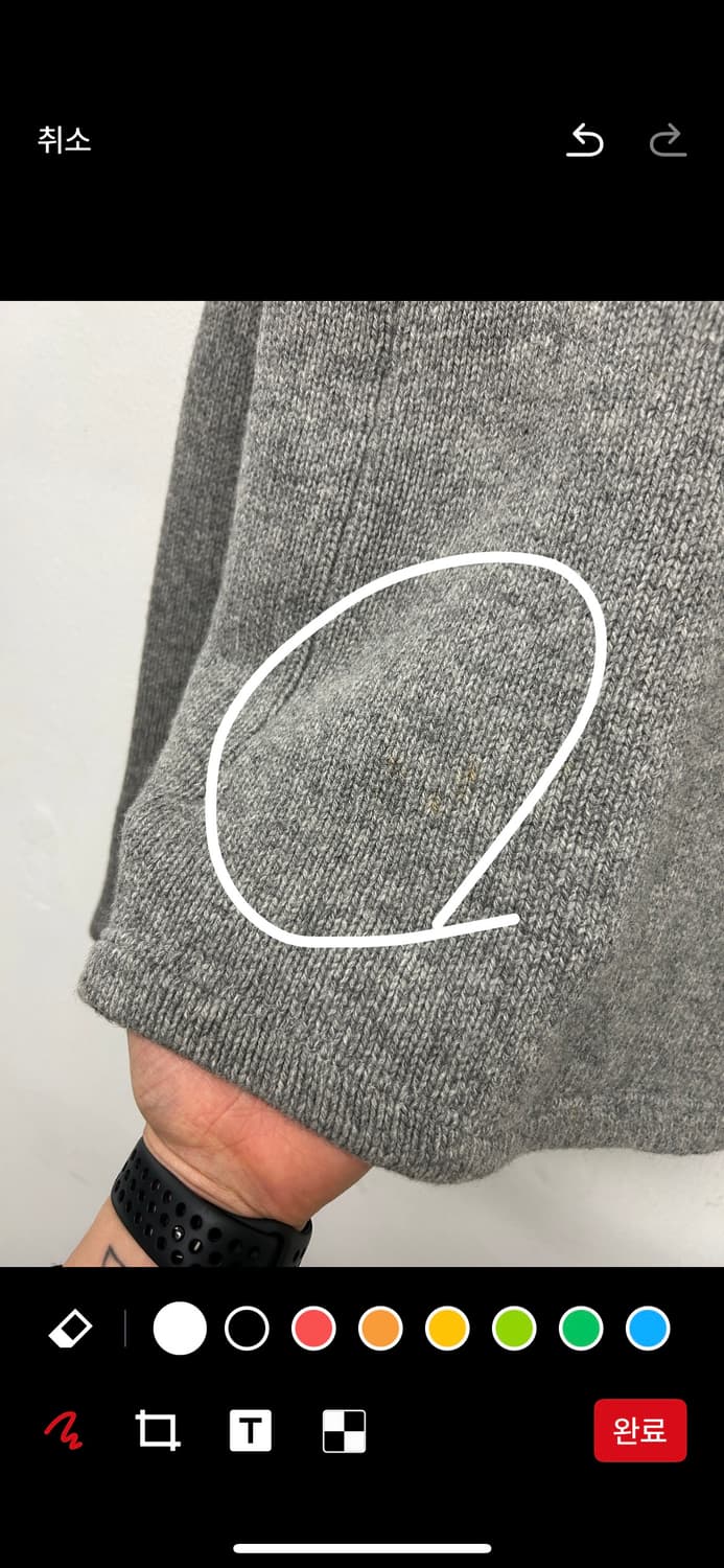 빈티지 메종 마르지엘라 그레이 니트 상품이미지3