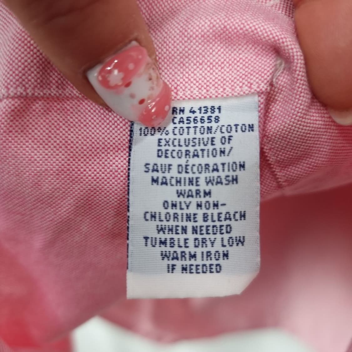 [폴로 랄프로렌] 포니 로고 자수 셔츠 핑크 M19916 상품이미지8