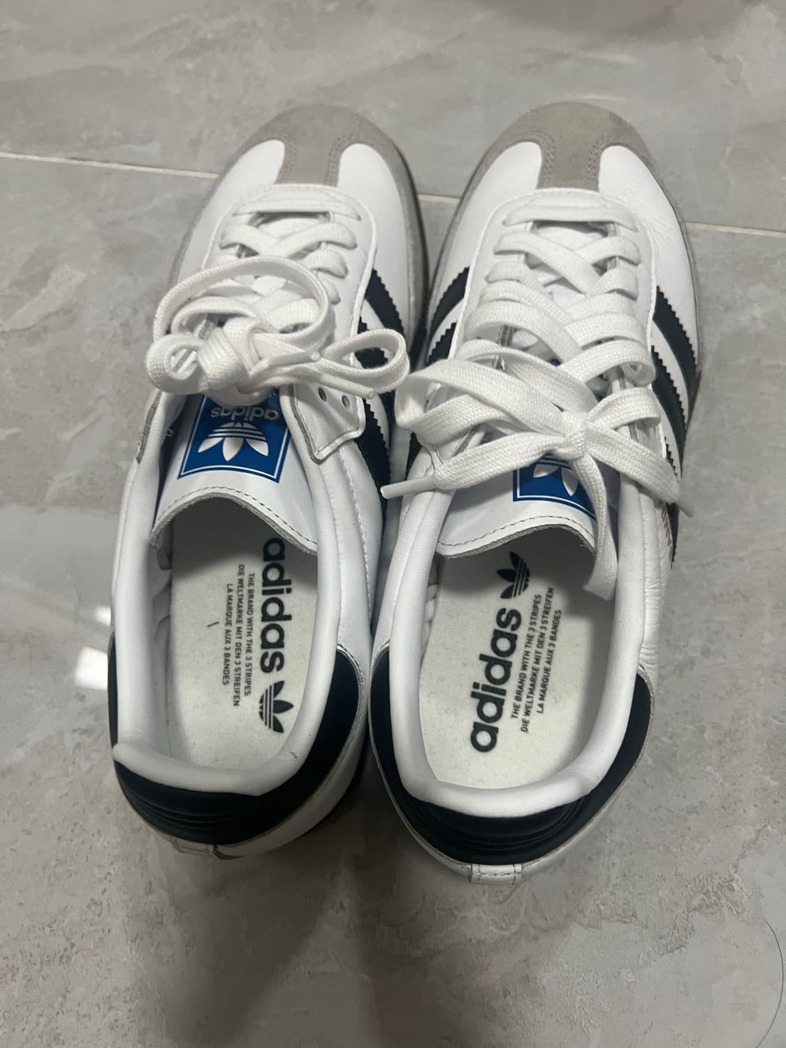 삼바OG-화이트 블랙/b75806  사이즈 255 상품이미지1