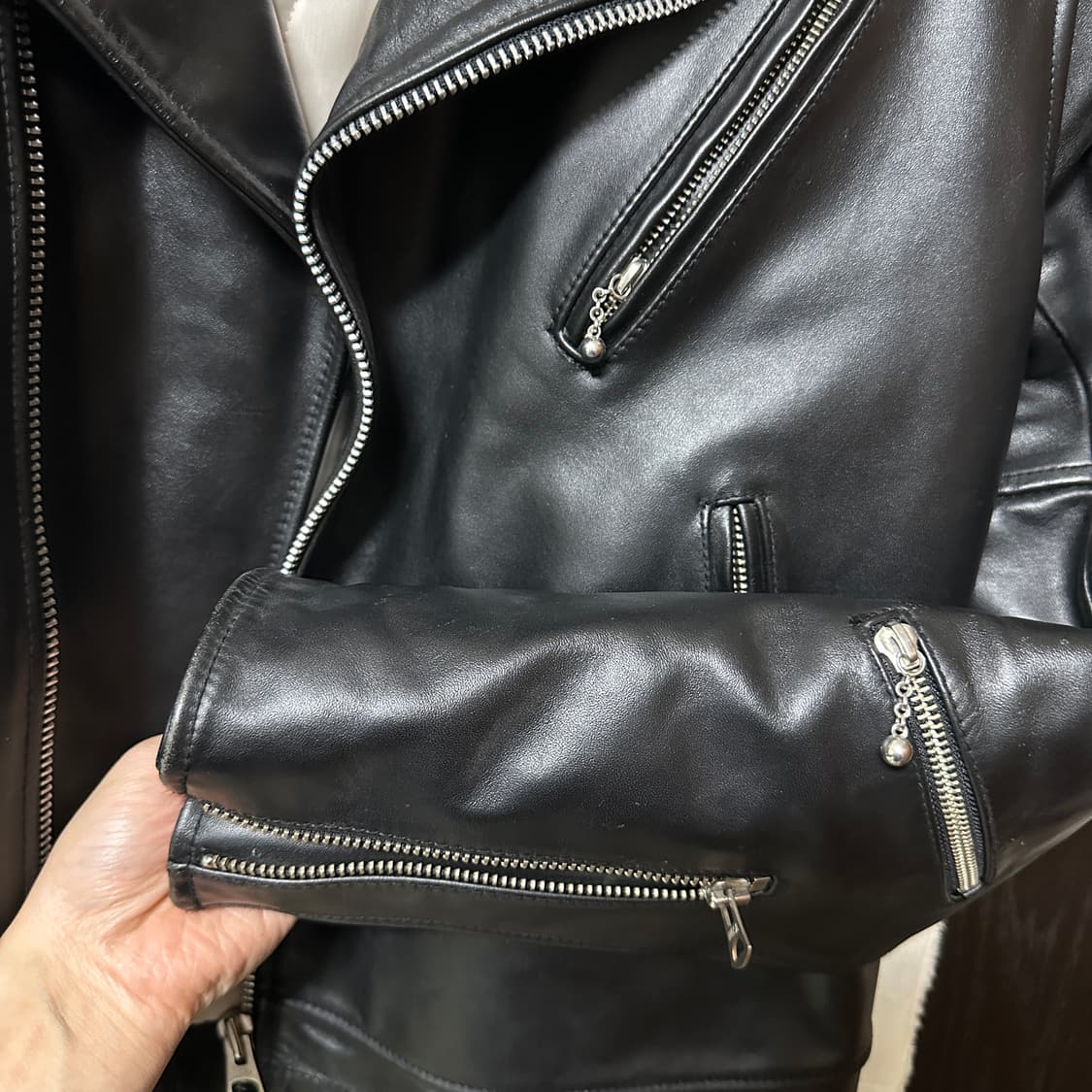 14fw horsehide double rider jacket 상품이미지4