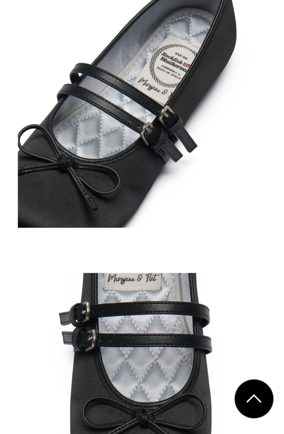 락피쉬웨더웨어 투 스트랩 메리제인 사틴(블랙) 250 상품이미지9