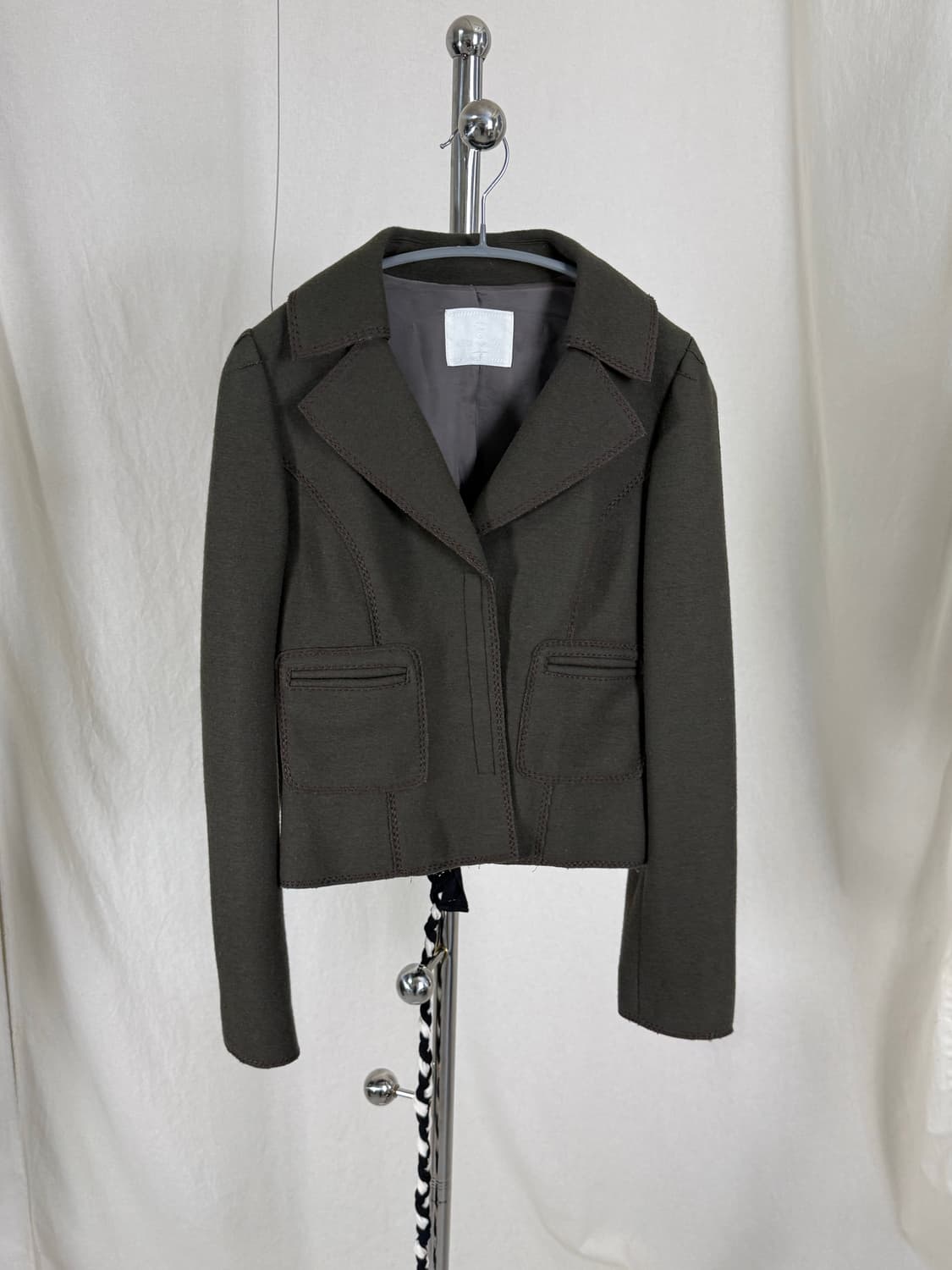 Inter-Works 스티치 울 자켓 상품이미지1