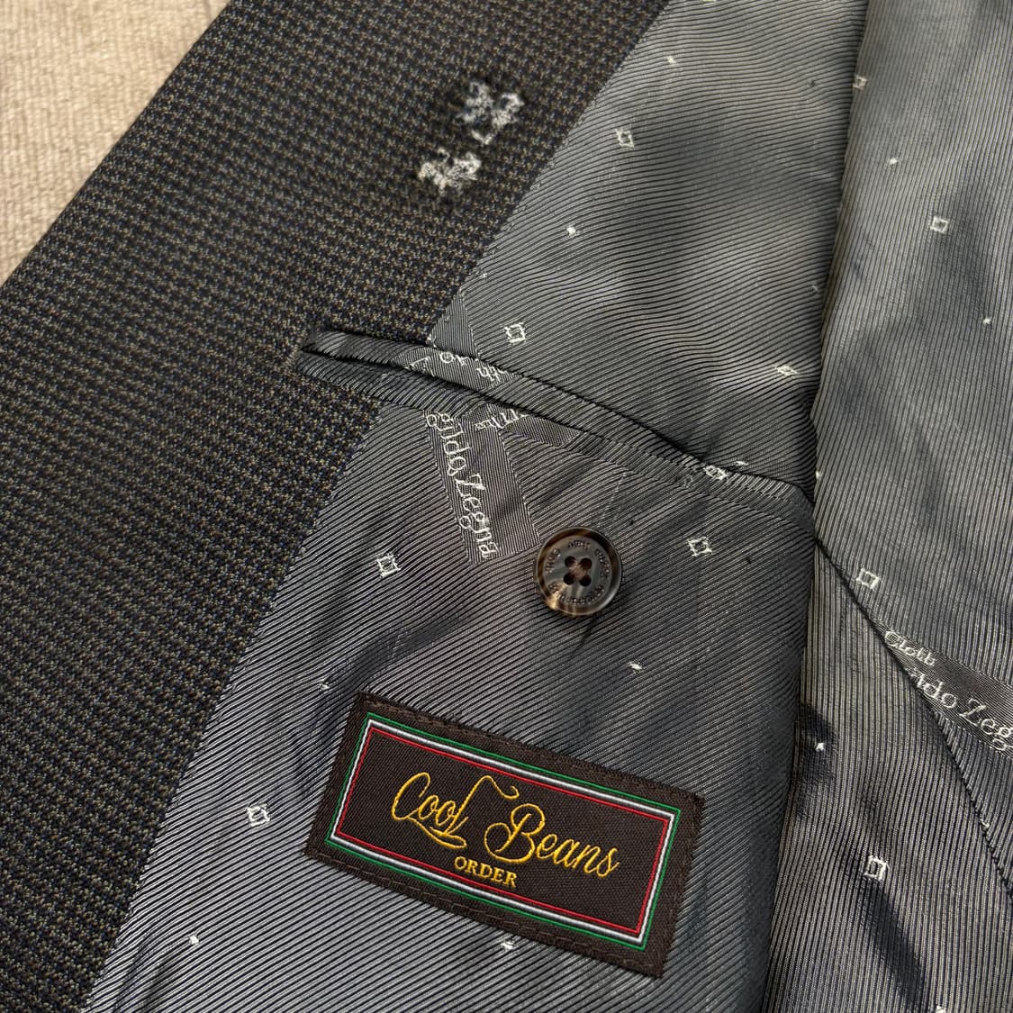 Ermenegildo Zegna 에르메네질도 제냐 체크 울 블래이저  상품이미지4