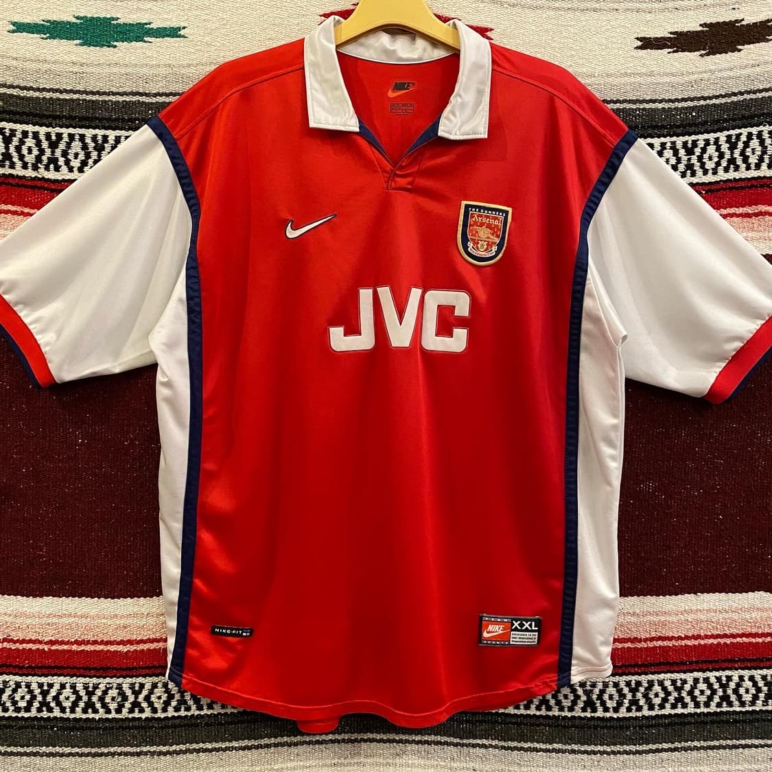 대장급레어 나이키 98년 아스날 베르캄프 홈 유니폼 상품이미지7