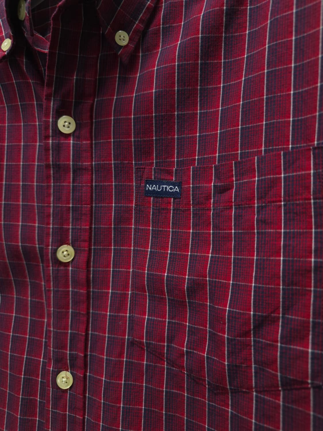 노티카(NAUTICA) 라벨로고 체크셔츠 ( 55~55반 ) 상품이미지3