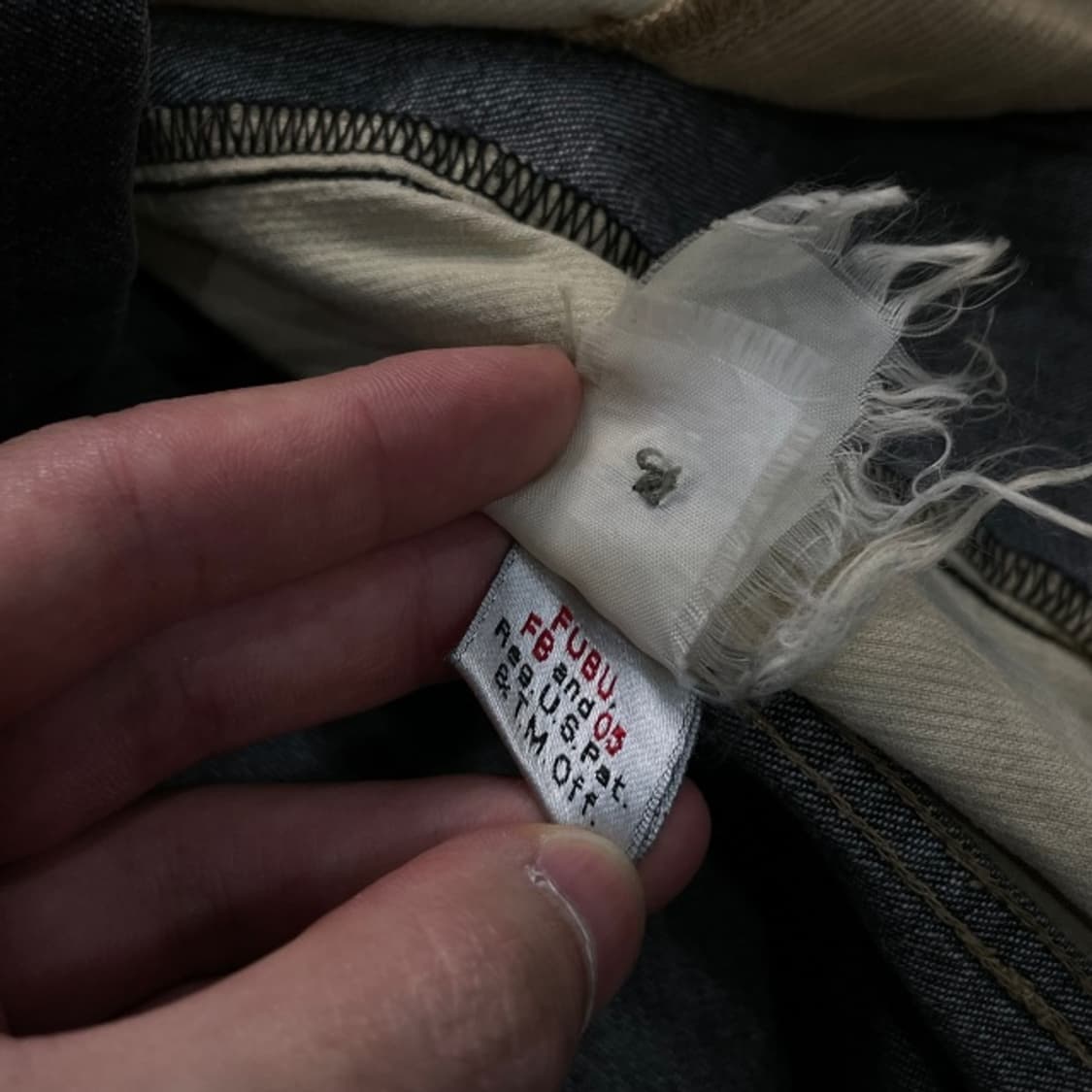 100 후부 올드스쿨 데님 셔츠  상품이미지4