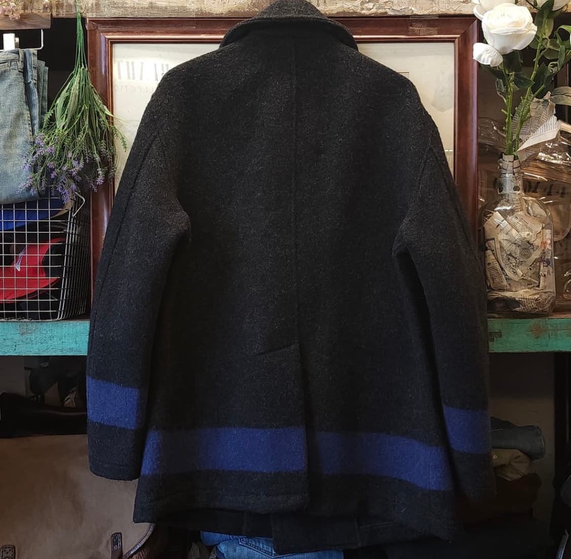 90s 폴로 랄프로렌 헤비울 피코트 Made in USA 상품이미지3