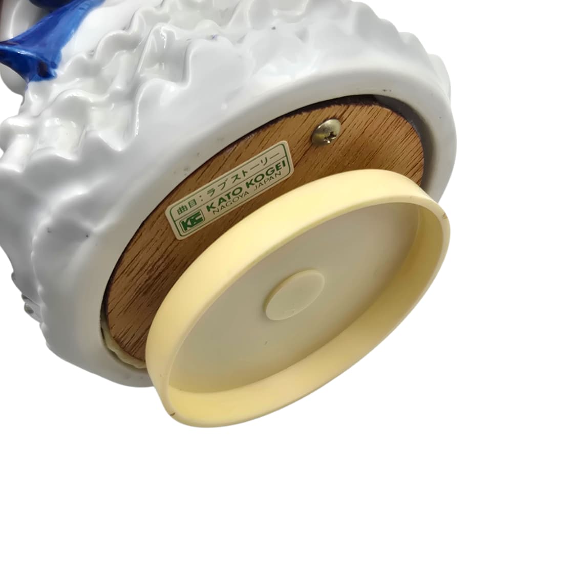 80s 가토 공예 엔틱 소녀 피겨린 오르골 상품이미지7