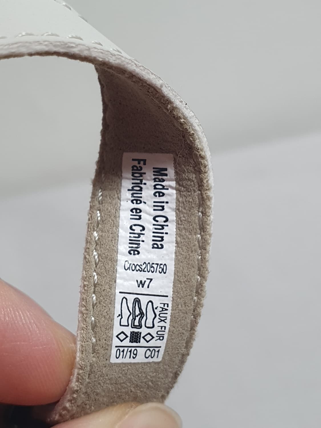 크록스 레이 웨지 샌들 오트 머쉬룸 240mm 상품이미지9
