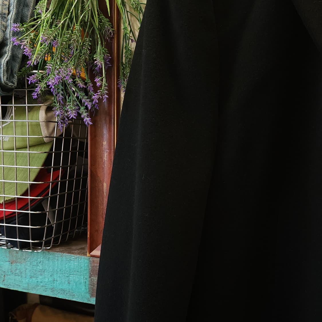 90s 아르마니 울 싱글코트 블랙 52 상품이미지6