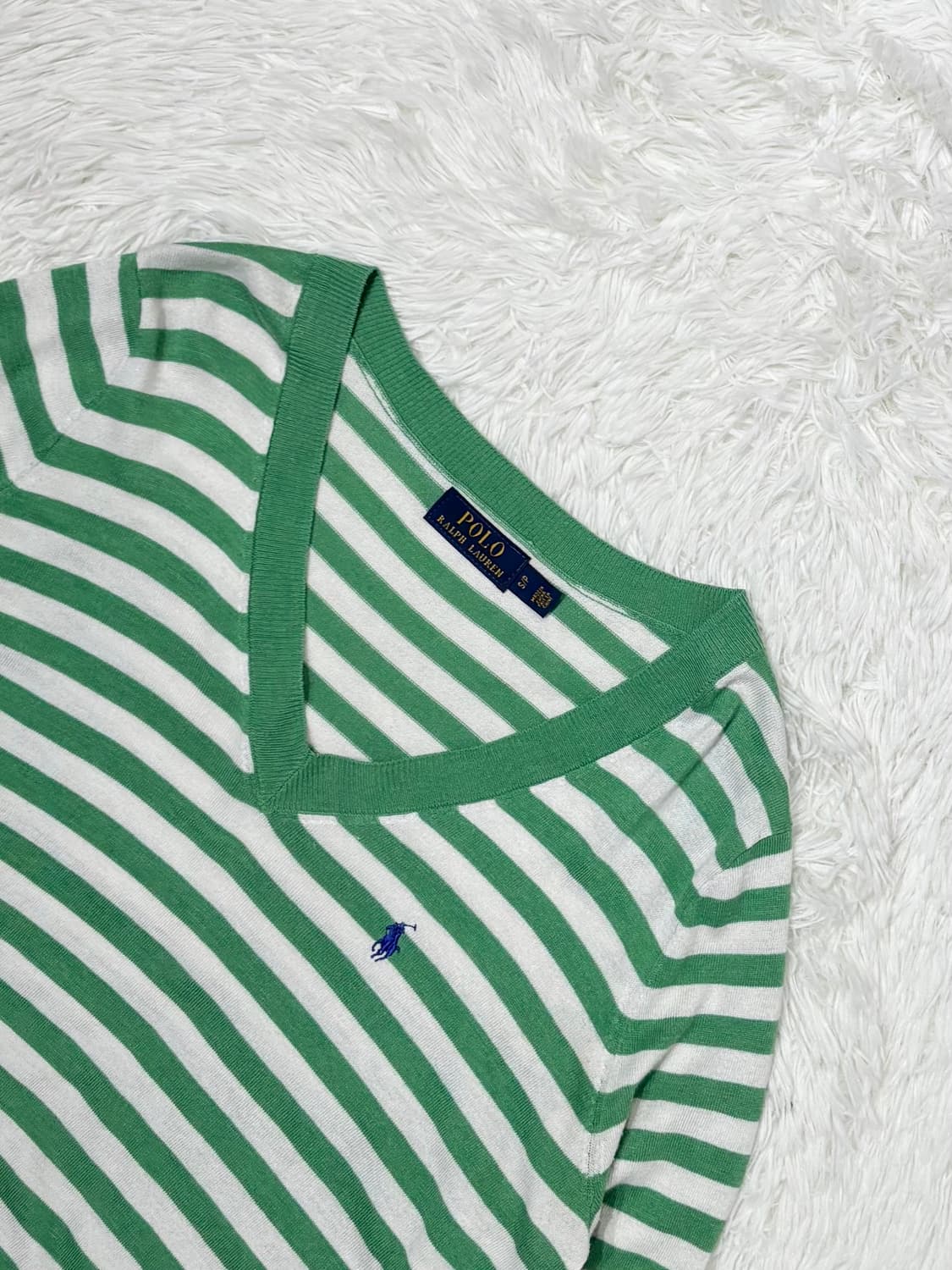 폴로랄프로렌 스트라이프 브이넥 니트 상품이미지4