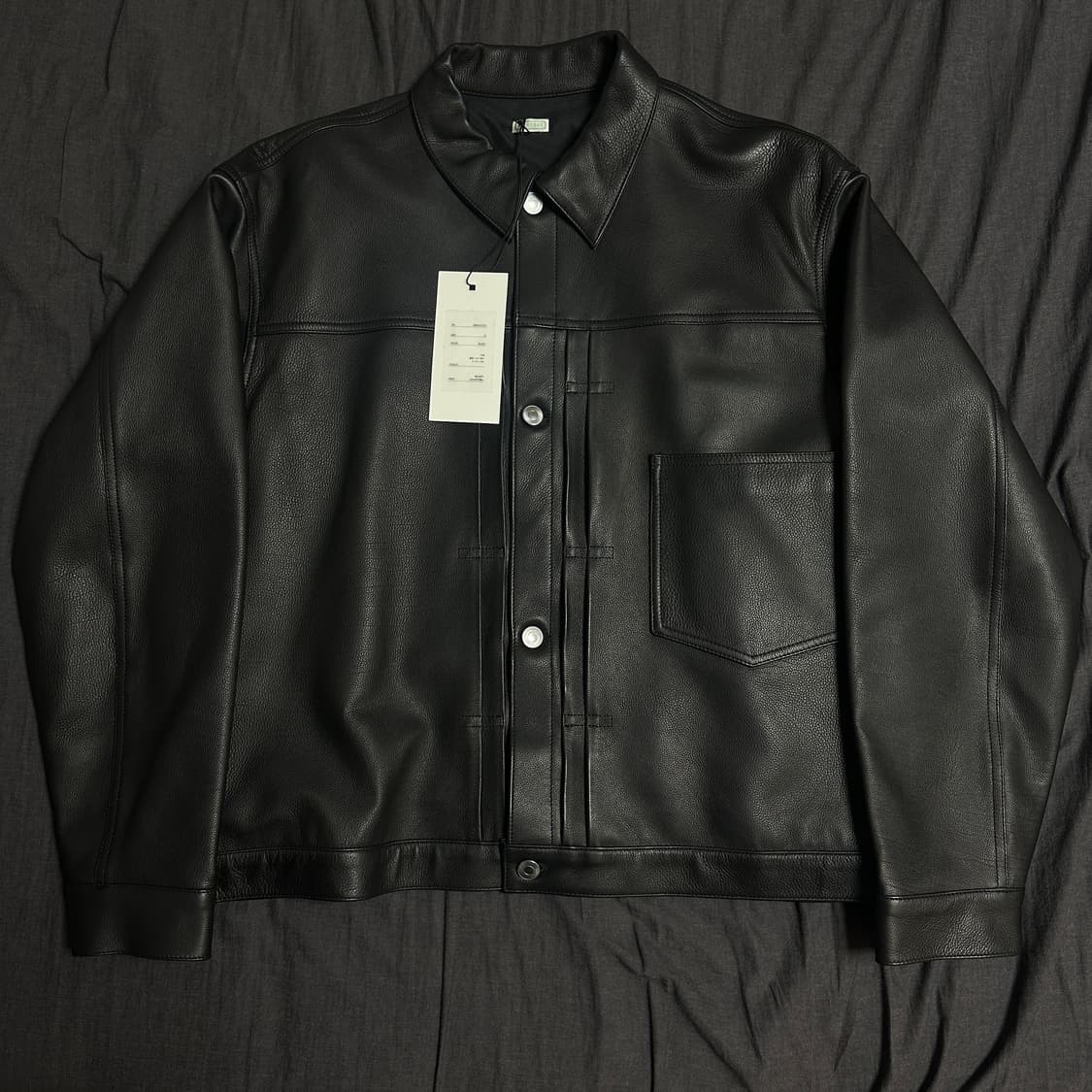 [1/31까지][2] 25SS 아프레쎄 1st 타입 레더 자켓 상품이미지6