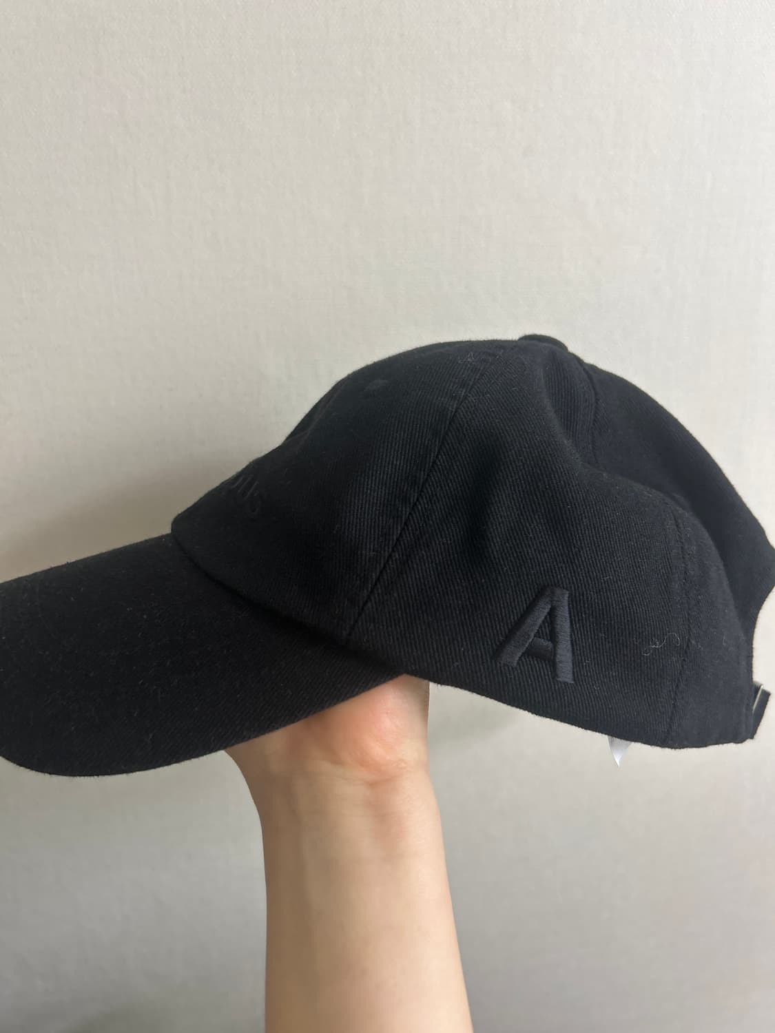 NONYMOUSAA 블랙 볼캡 모자 상품이미지2