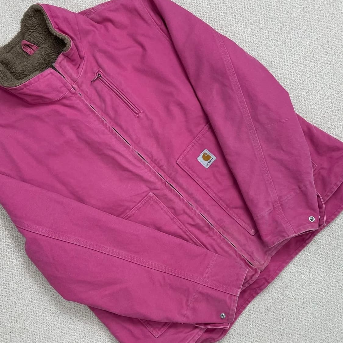 칼하트 디트로이트 자켓 핫핑크 마젠타 상품이미지3