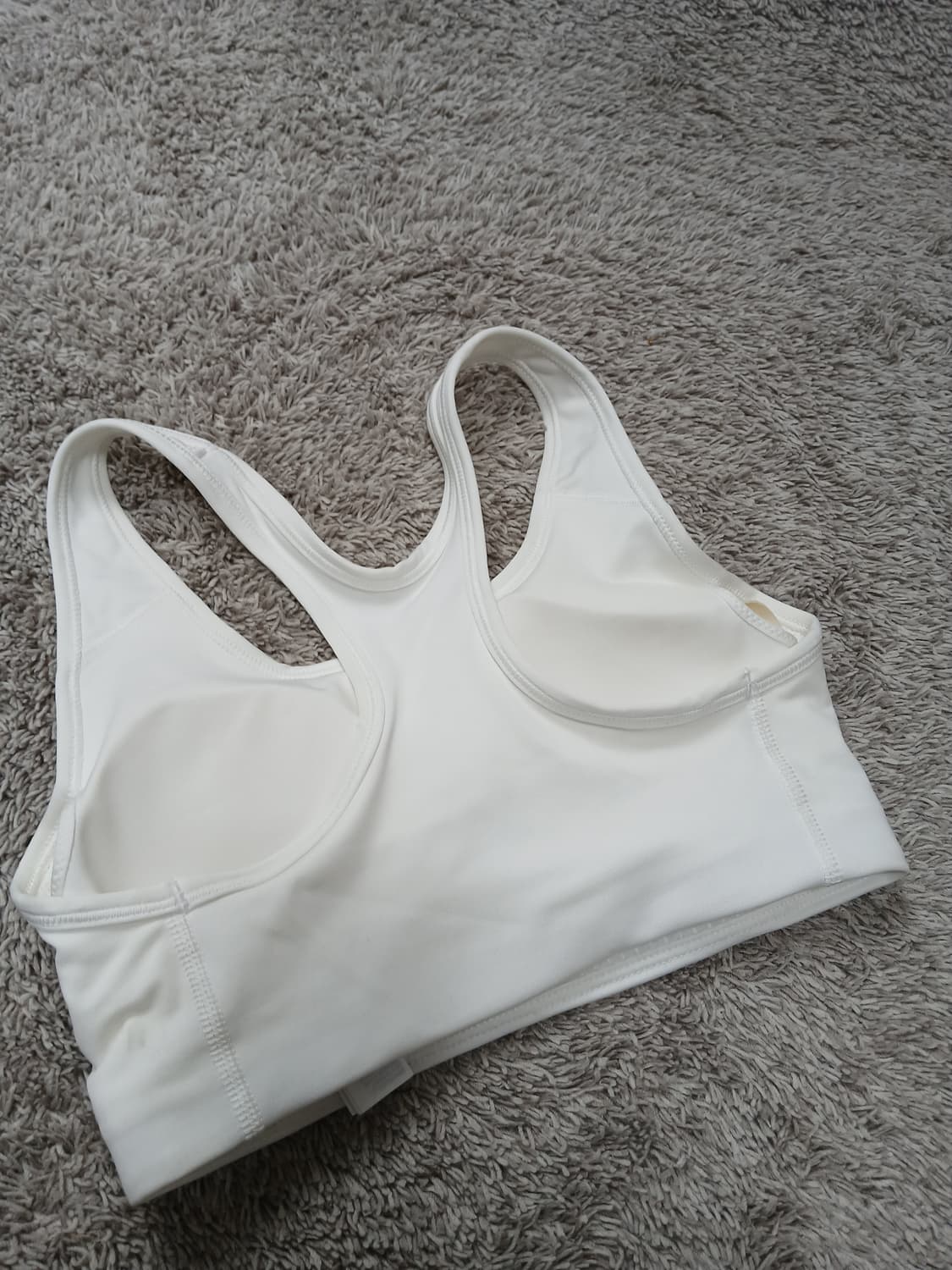 나이키 DRI-FIT 화이트 브라탑 S 새제품 상품이미지3