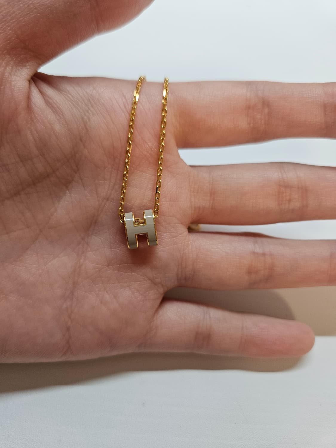 에르메스 미니 팝아슈 마론 글라쎄 골드 정품 상품이미지1