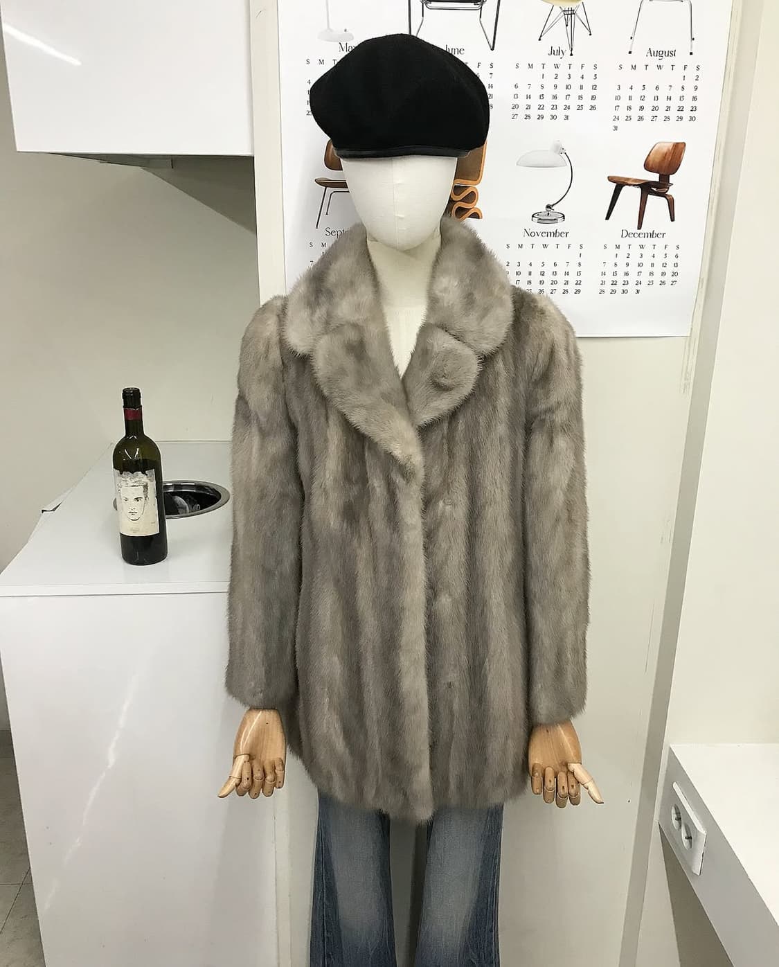 사파이어 밍크 퍼 자켓 상품이미지5