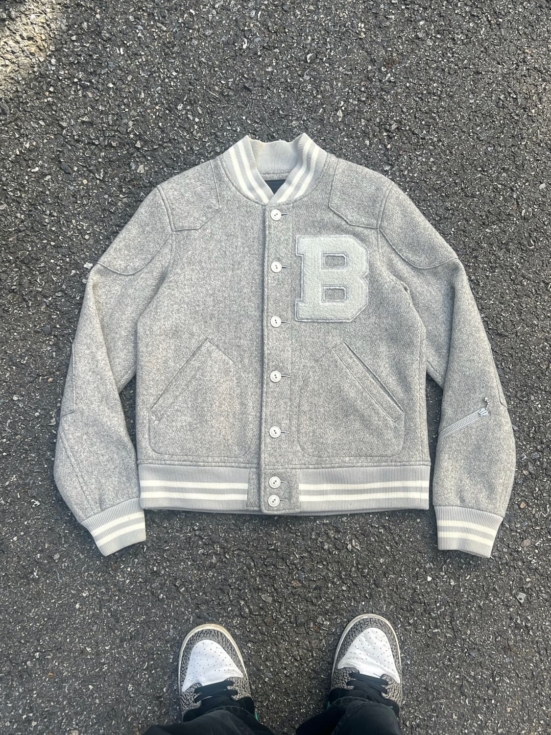Undercoverism Melton Wool Stadium Jacket 상품이미지1