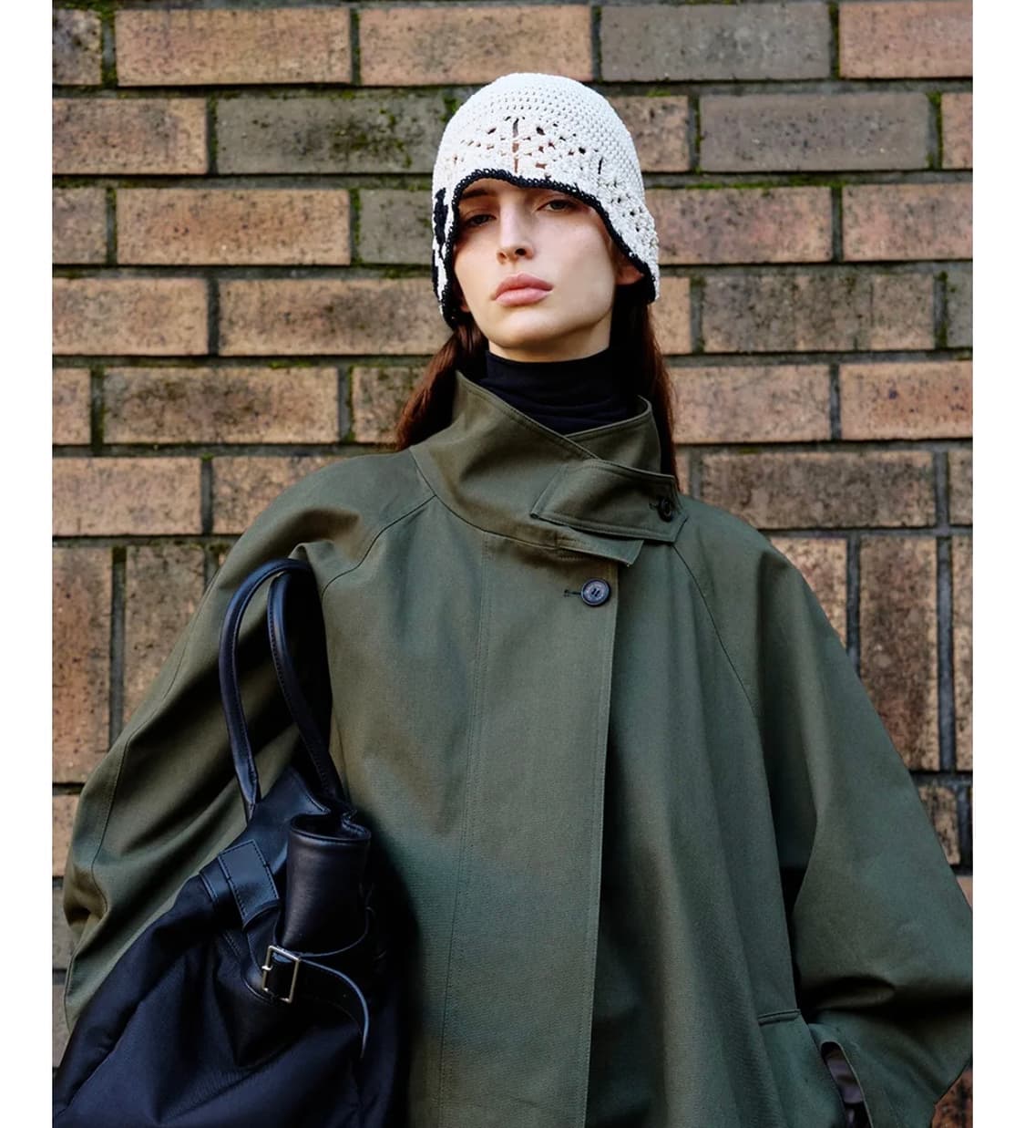 위메농 베런 하이넥 트렌치 자켓 cos 상품이미지4