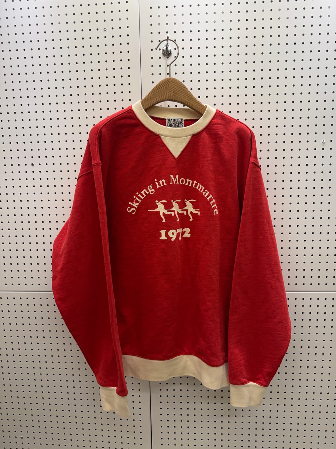 마리떼 프랑소와 저버 빅로고 링거 맨투맨  상품이미지2