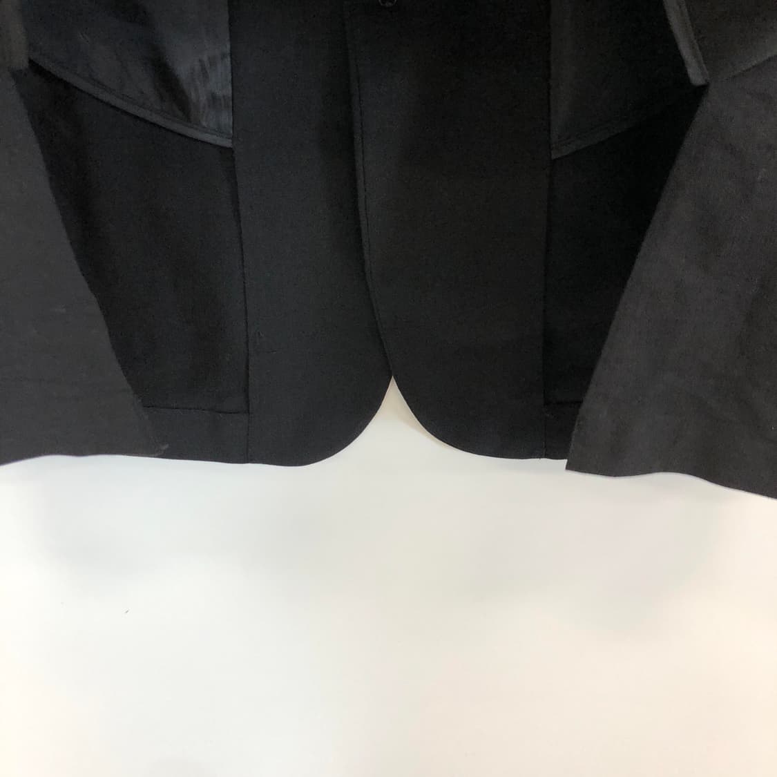 지오지아 코튼혼방 경량 블랙자켓 100 상품이미지5