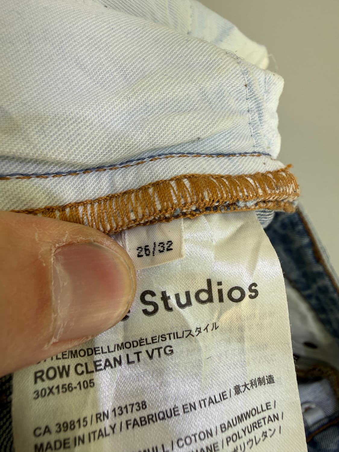 ACNE STUDIOS (Made in Italy) 데님 팬츠  상품이미지7