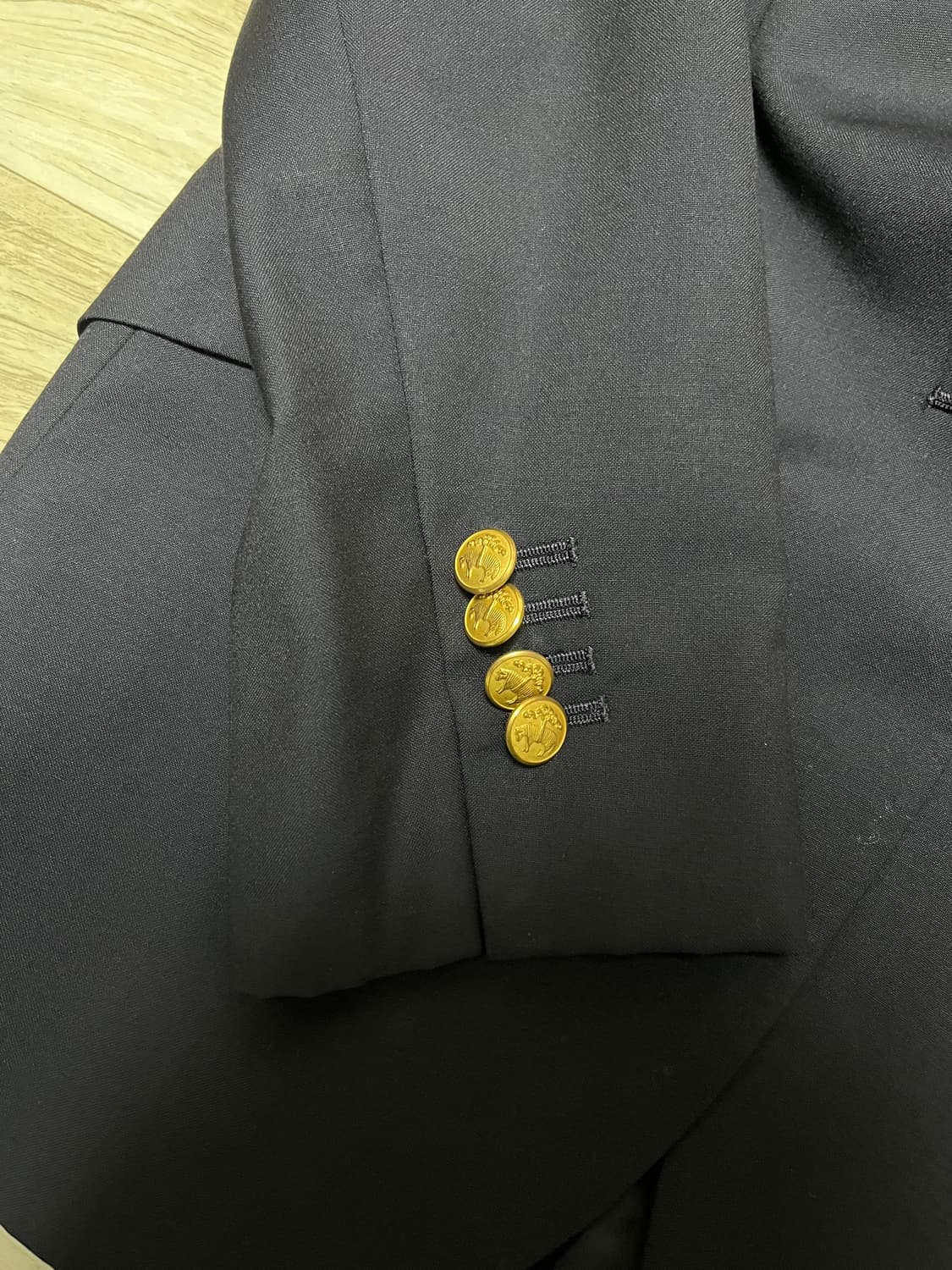 브룩스브라더스 2버튼 네이비 금장 블레이저 8사이즈(95) 상품이미지4