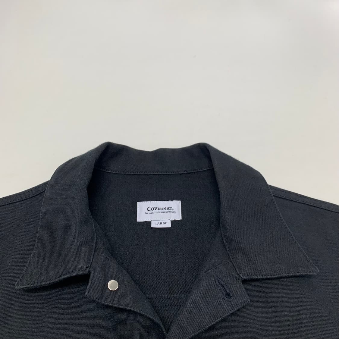 커버낫 블랙 트러커자켓 (L) 상품이미지3