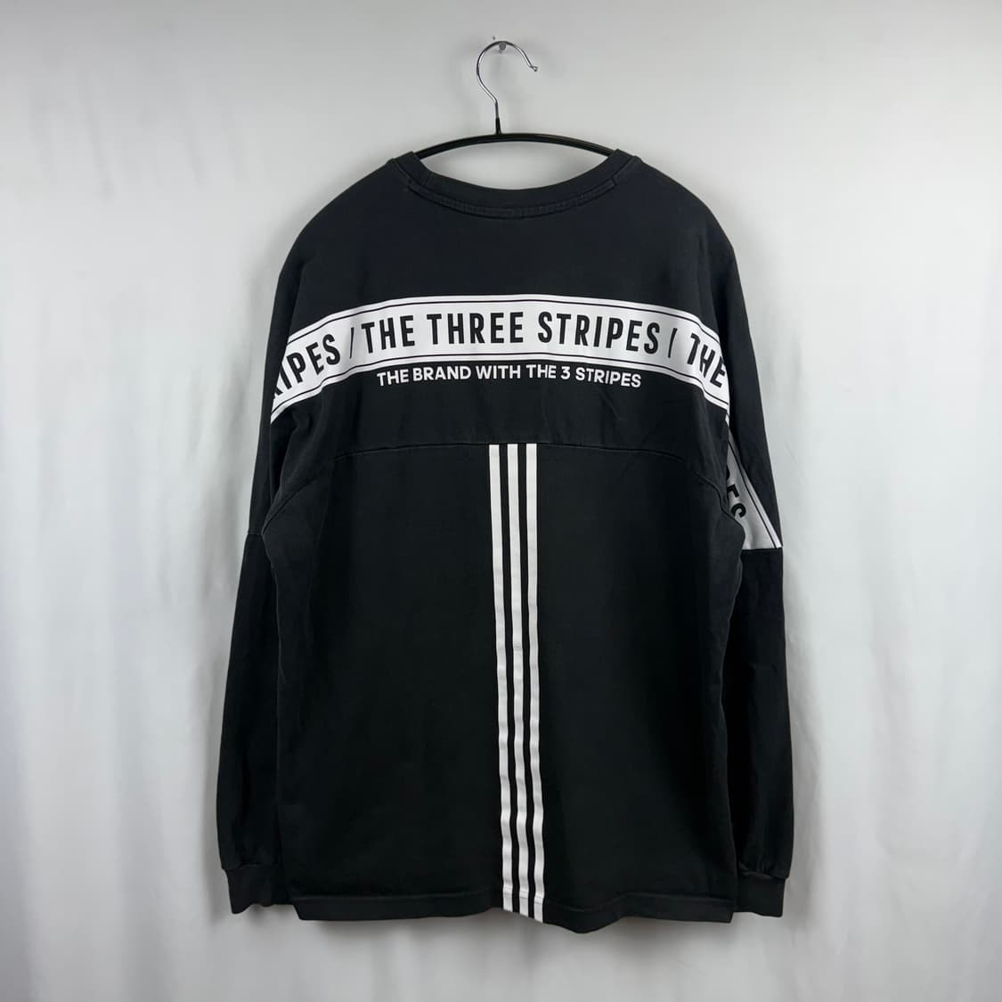 (L) 아디다스 워딩 루즈핏 긴팔 티 블랙 상품이미지6