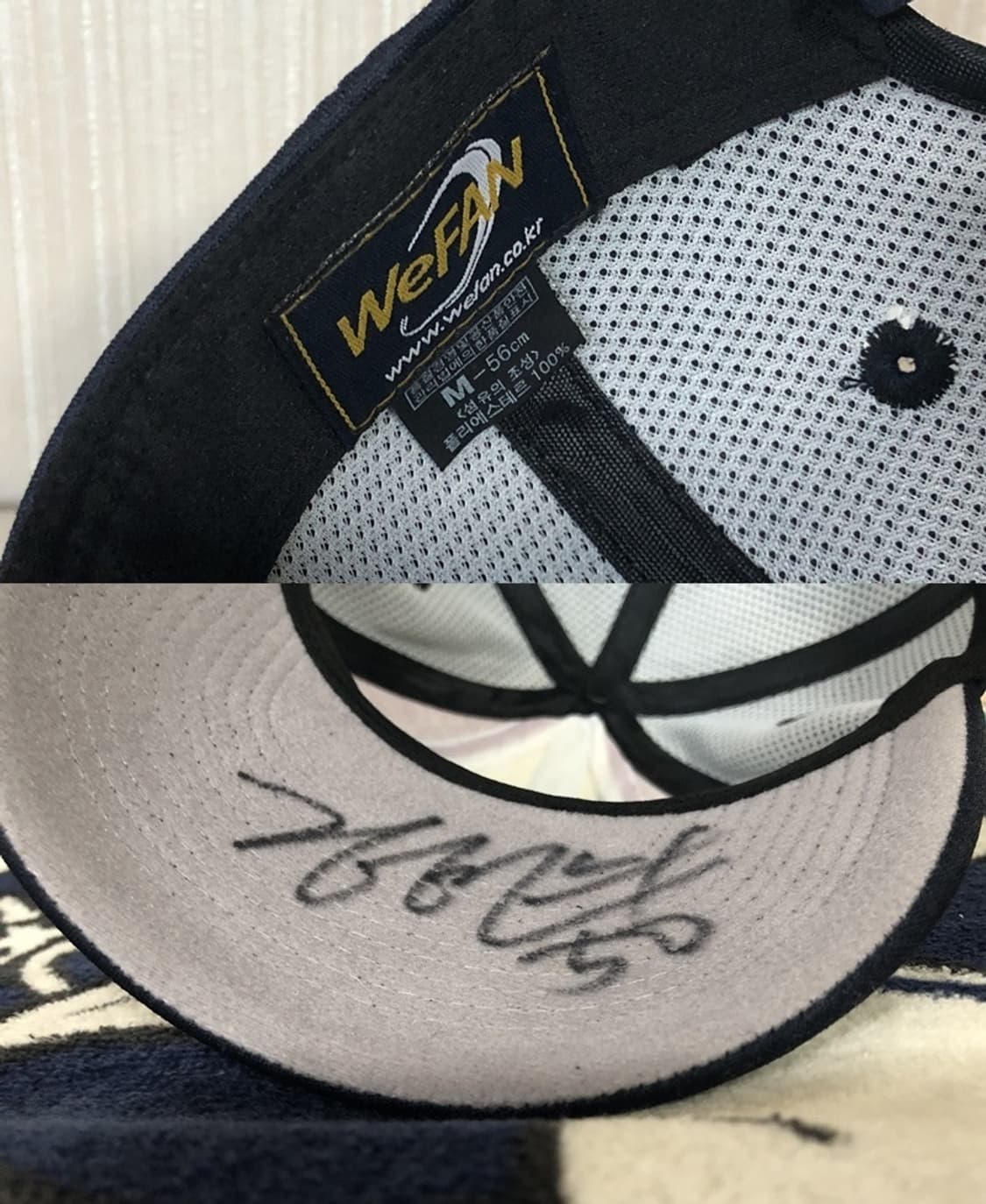 KBO 위팬 두산베어스 올드모자/캡 M(56) #50 김현수싸인 상품이미지10