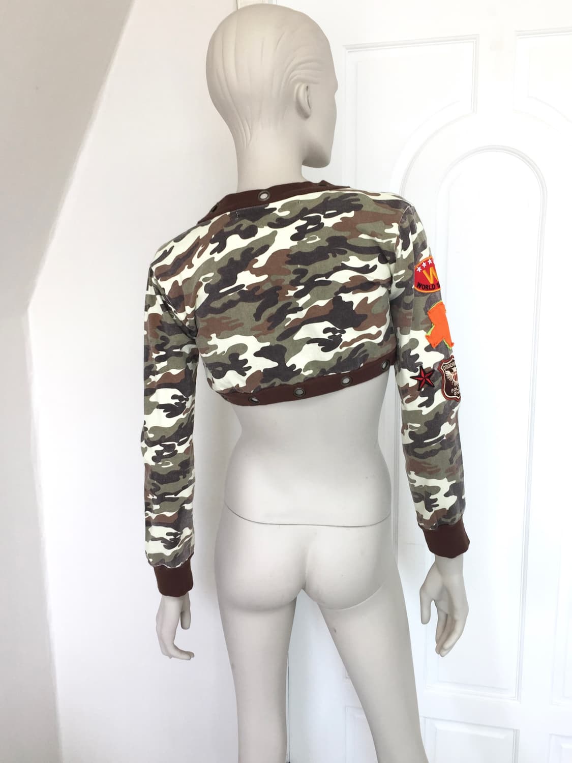 Patch Detail Camouflage Bolero 상품이미지4