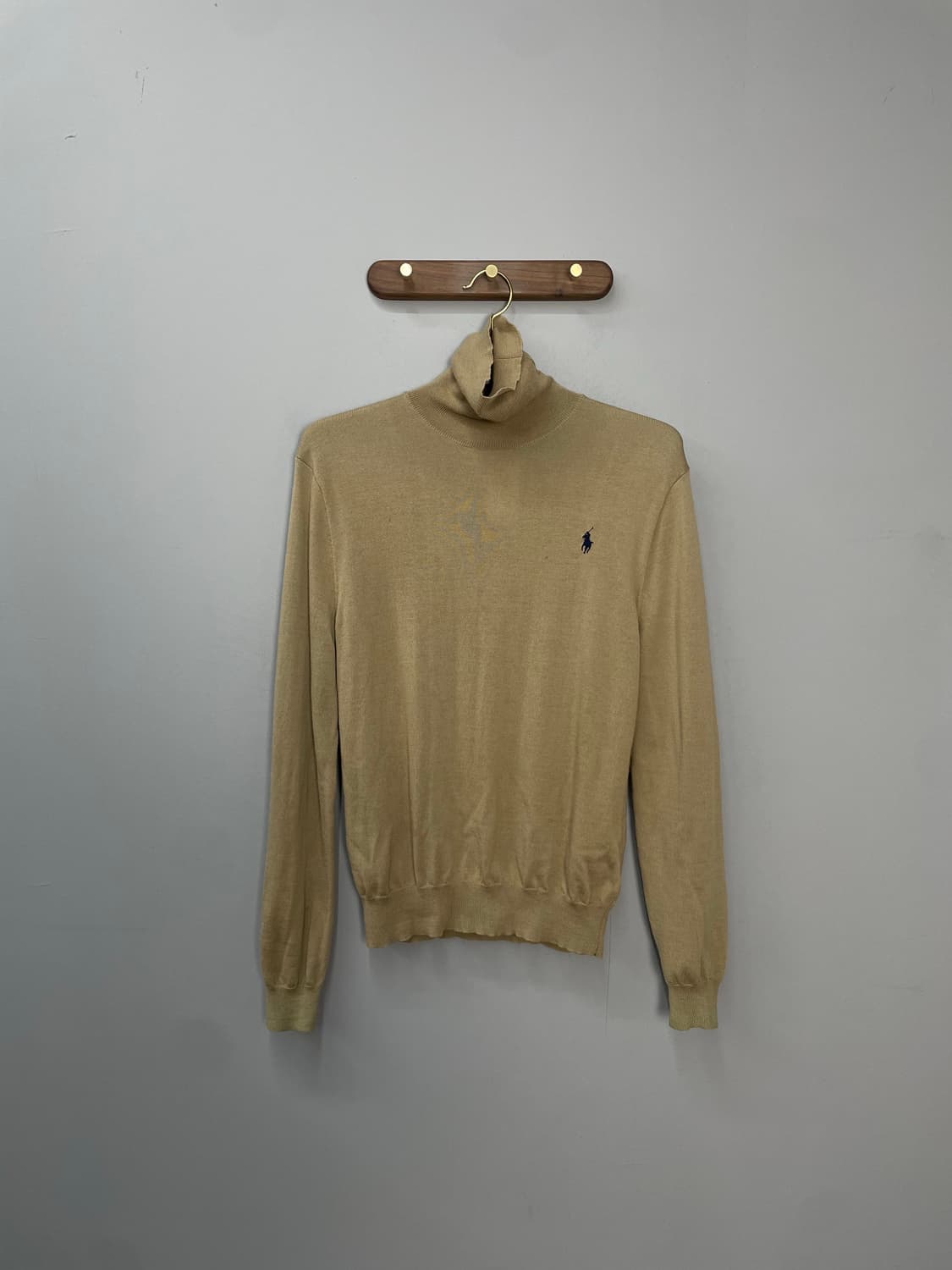 폴로 랄프로렌 워셔블 울 터틀넥 베이지 니트 H1276 상품이미지2