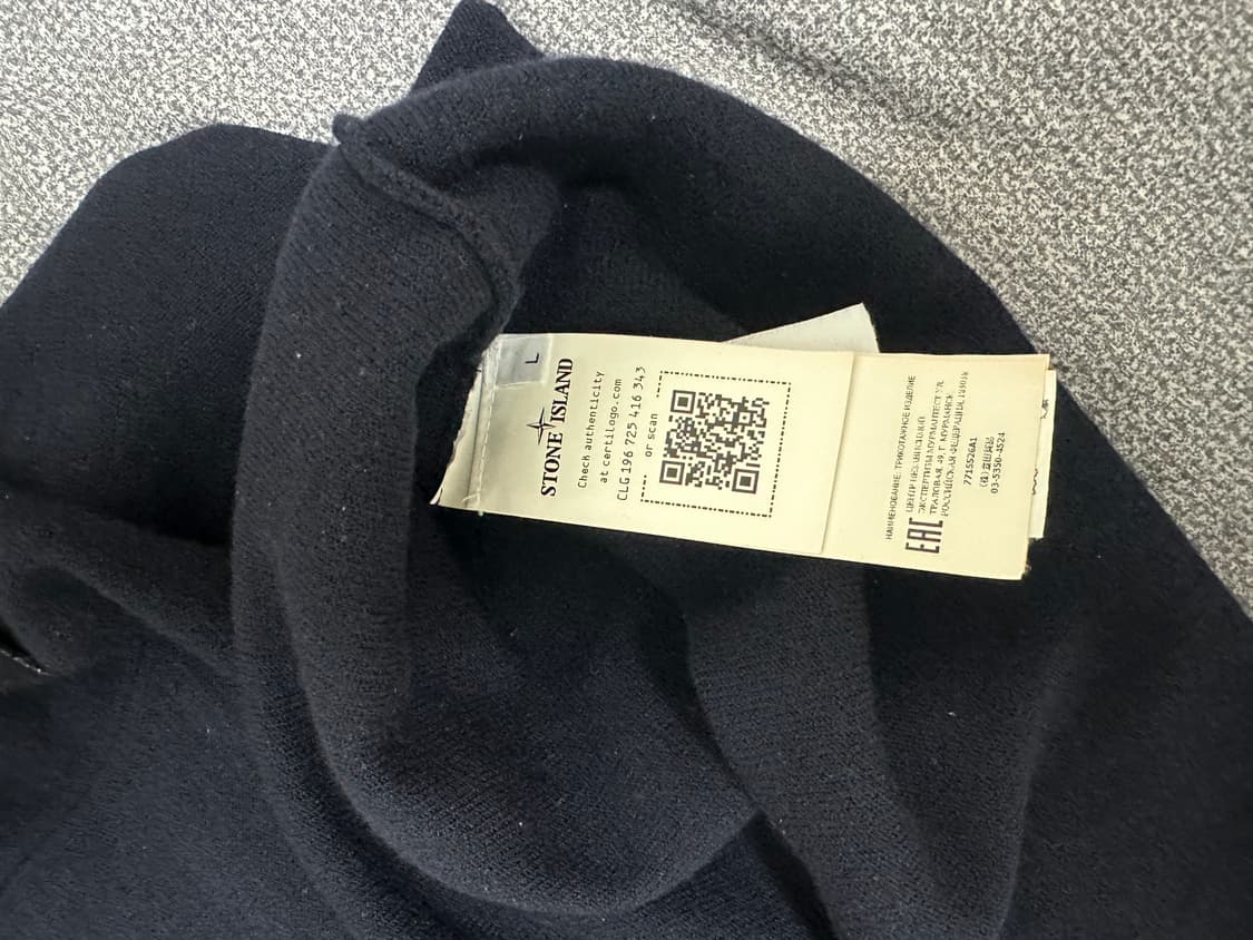 스톤 아일랜드 526A1 니트 L사이즈 상품이미지4