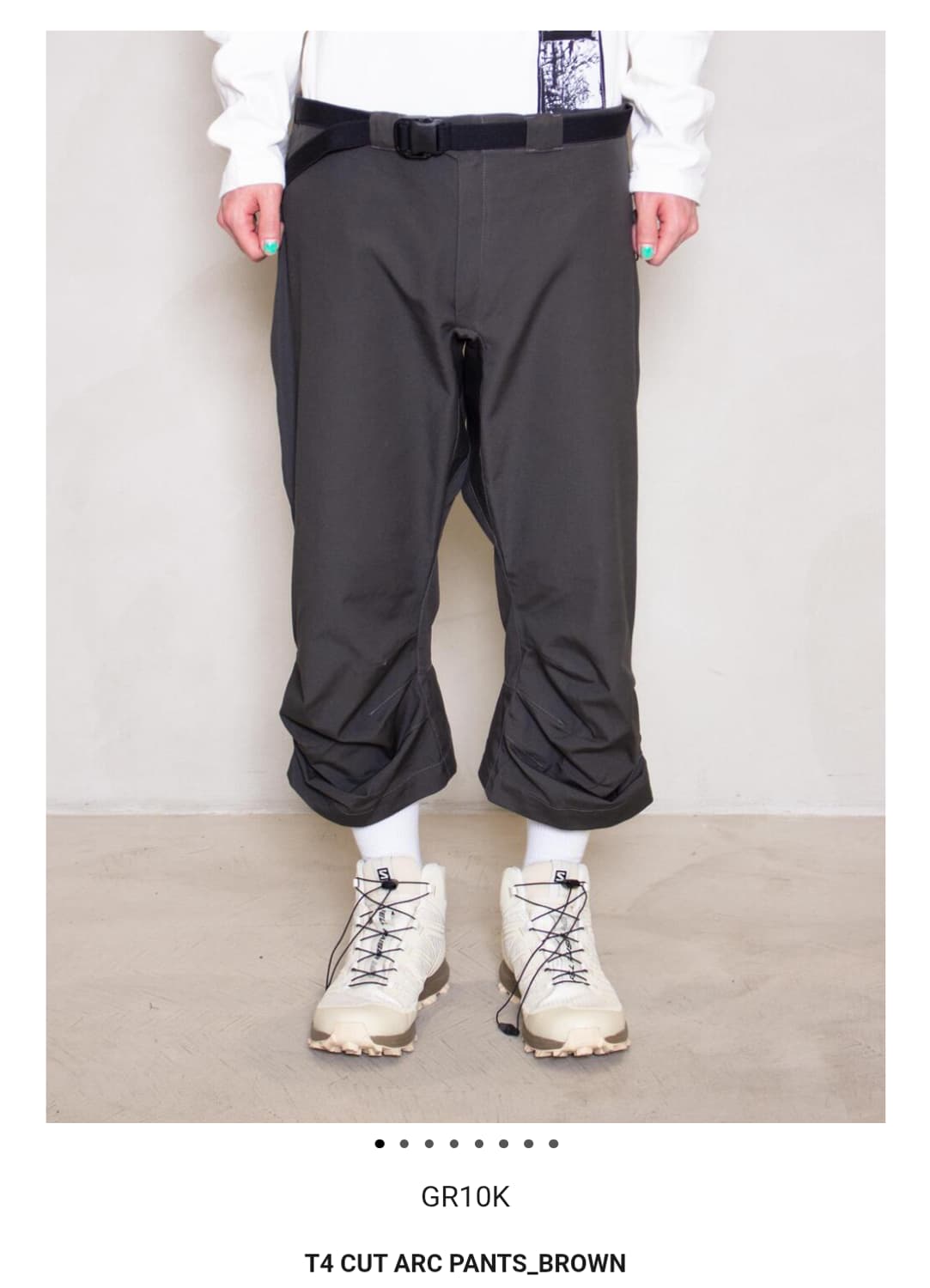 gr10k cut arc pants 상품이미지1