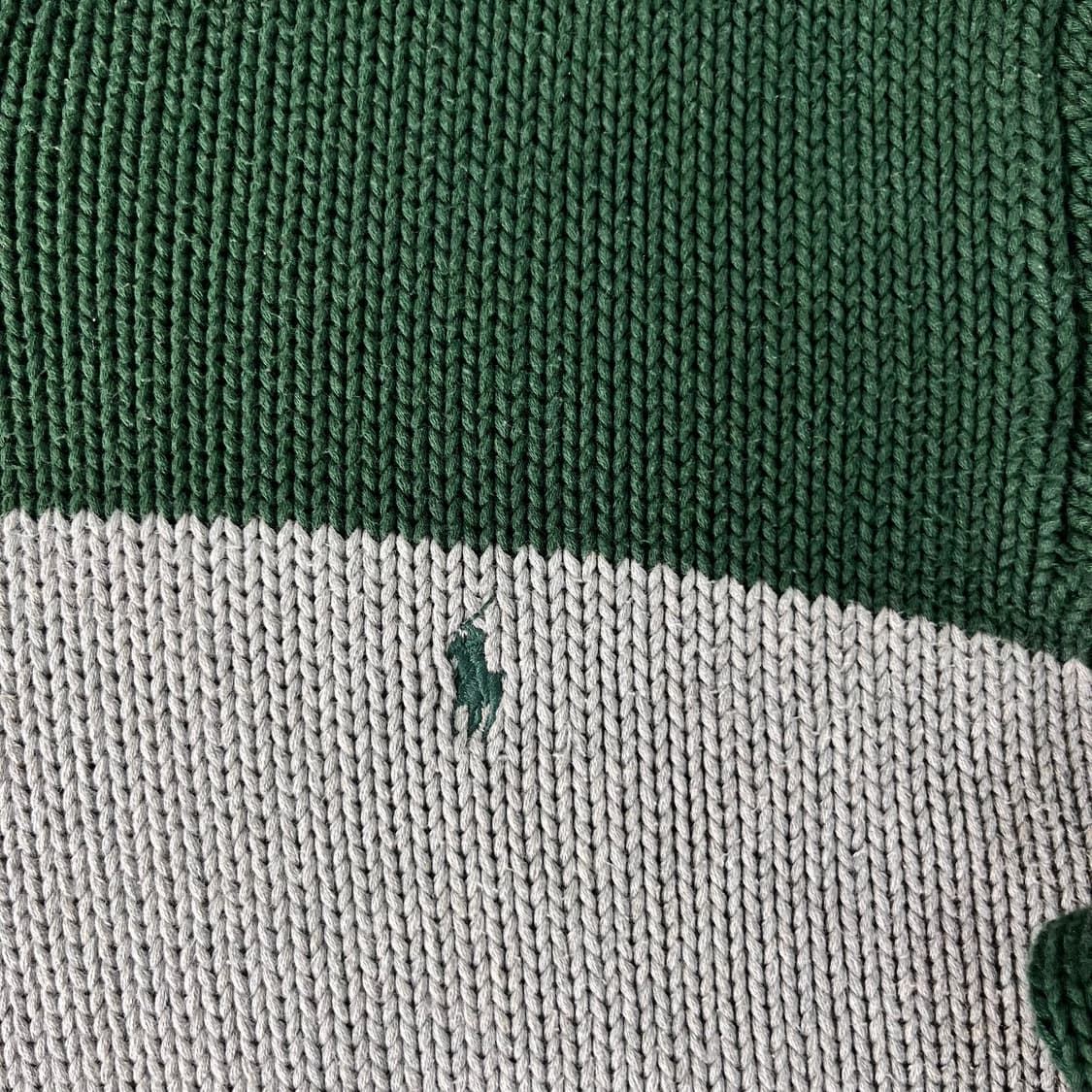 100 폴로랄프로렌 스포츠 브이넥 코튼 니트 상품이미지3