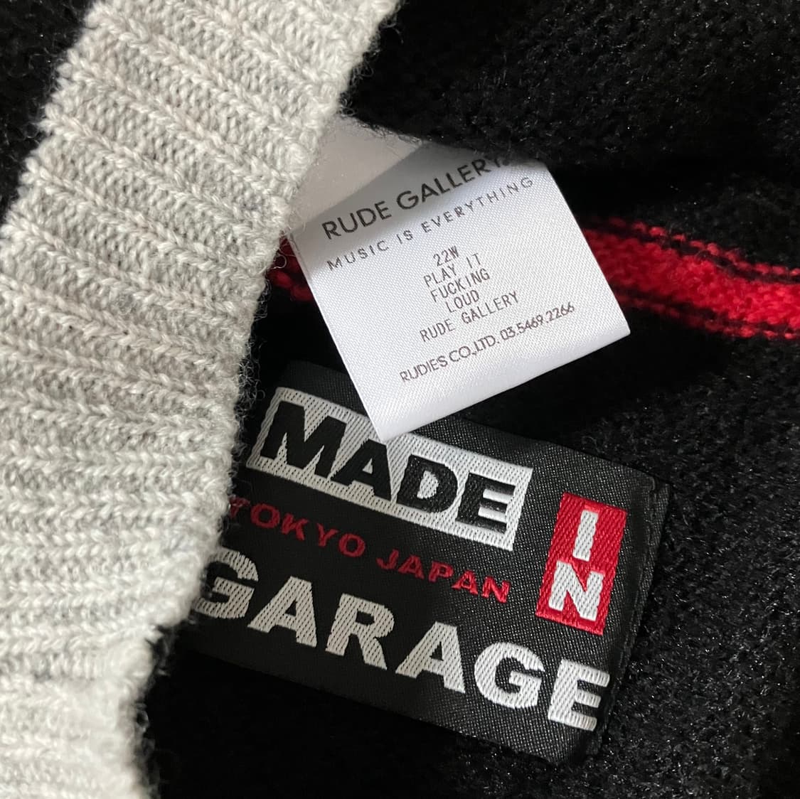 22aw Red stirpe roose fit knit 상품이미지5