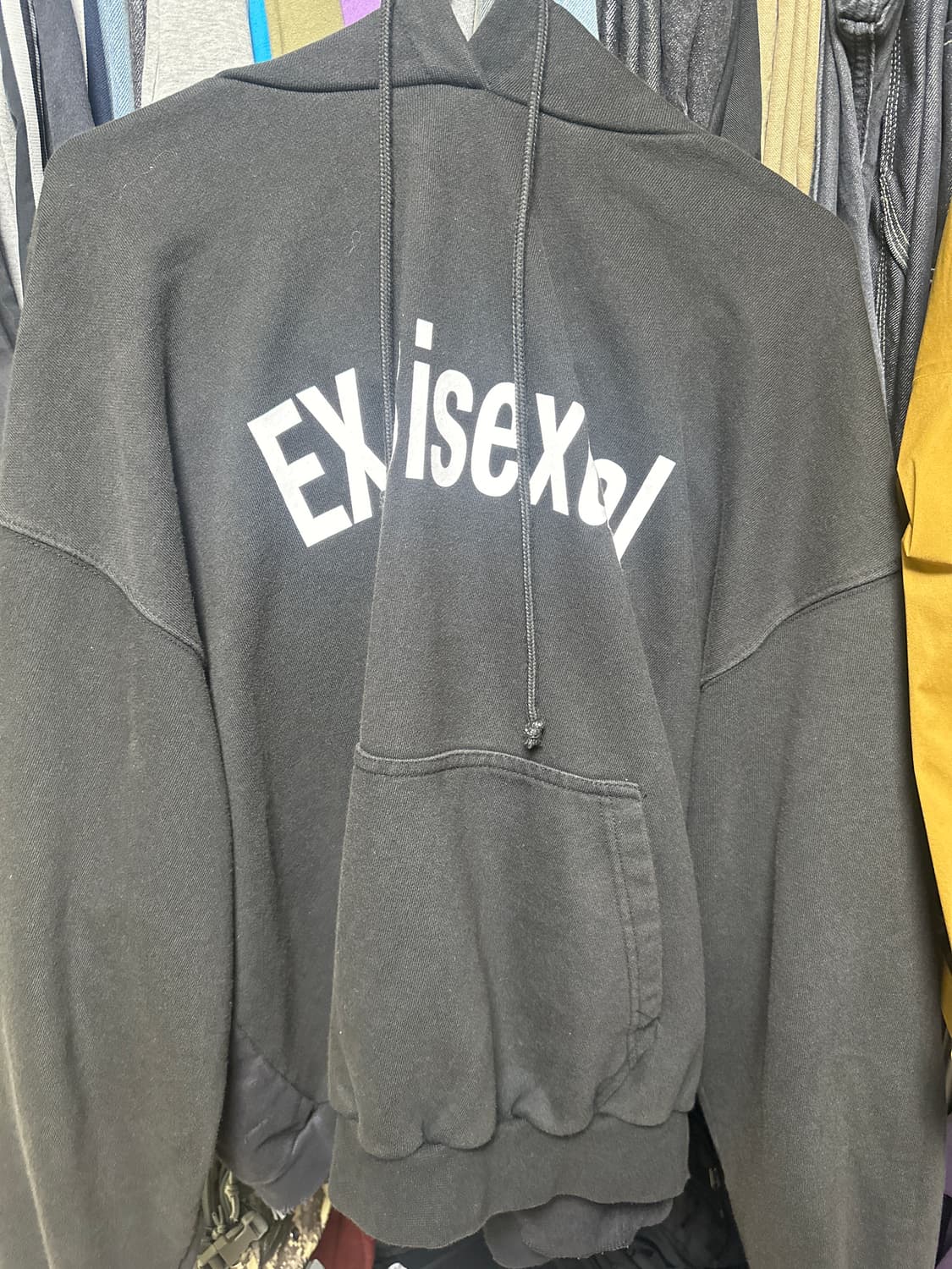 프로젝트 G/R 투 페이스드 워시드 후드 워시드 블랙 상품이미지2