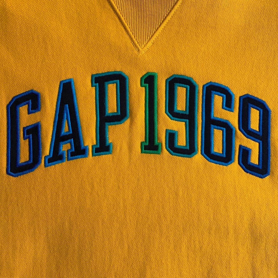 갭 GAP 1969 머스터드 빈티지 맨투맨 1863 상품이미지7