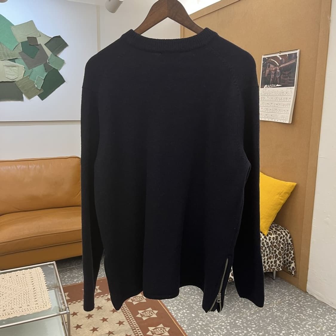 아크네스튜디오 모던 캐주얼 사이드지퍼 울 니트 XXS C10426 상품이미지4