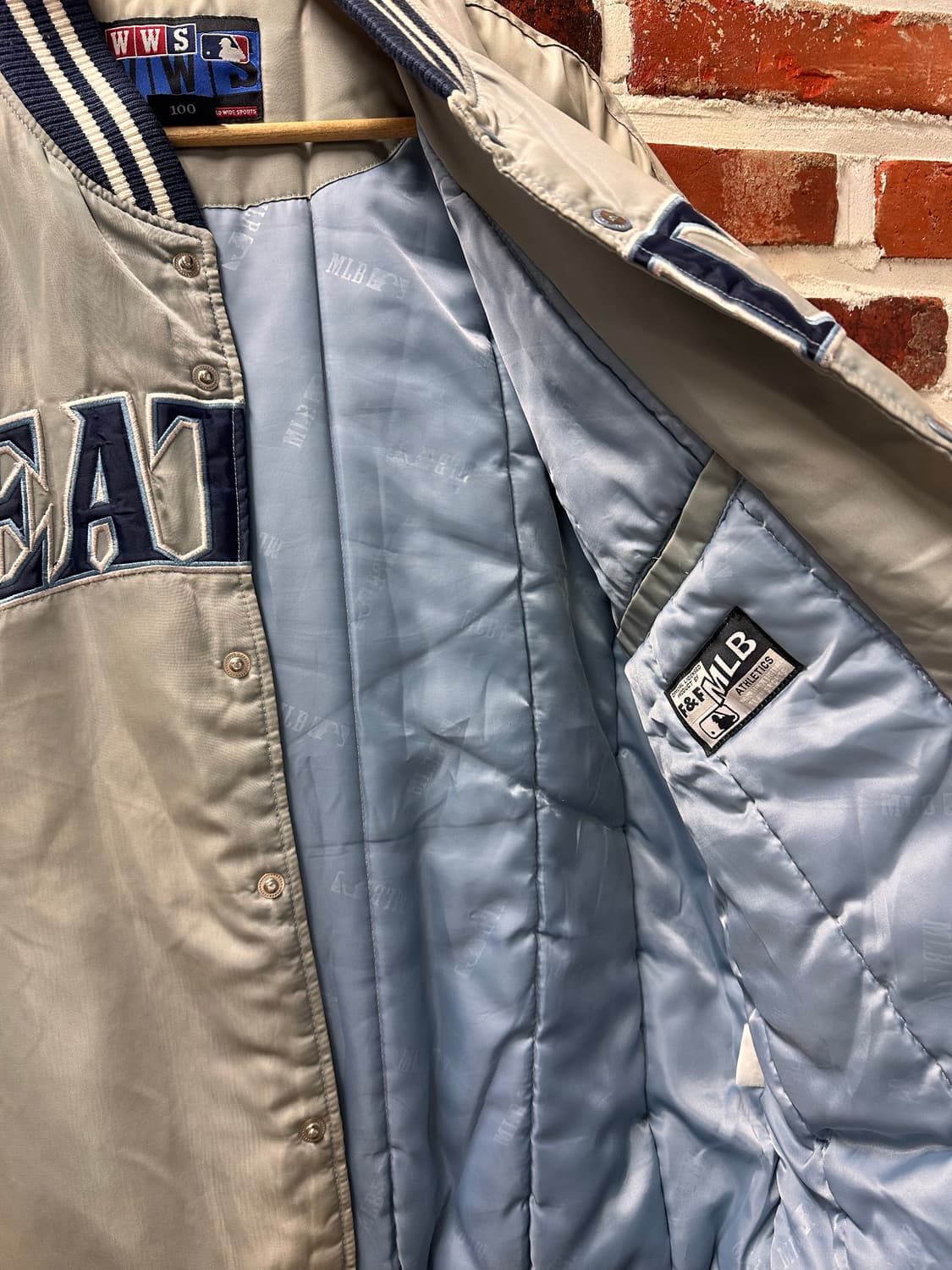 (100)엠엘비 WWS 시애틀 매리너스 바시티 상품이미지6