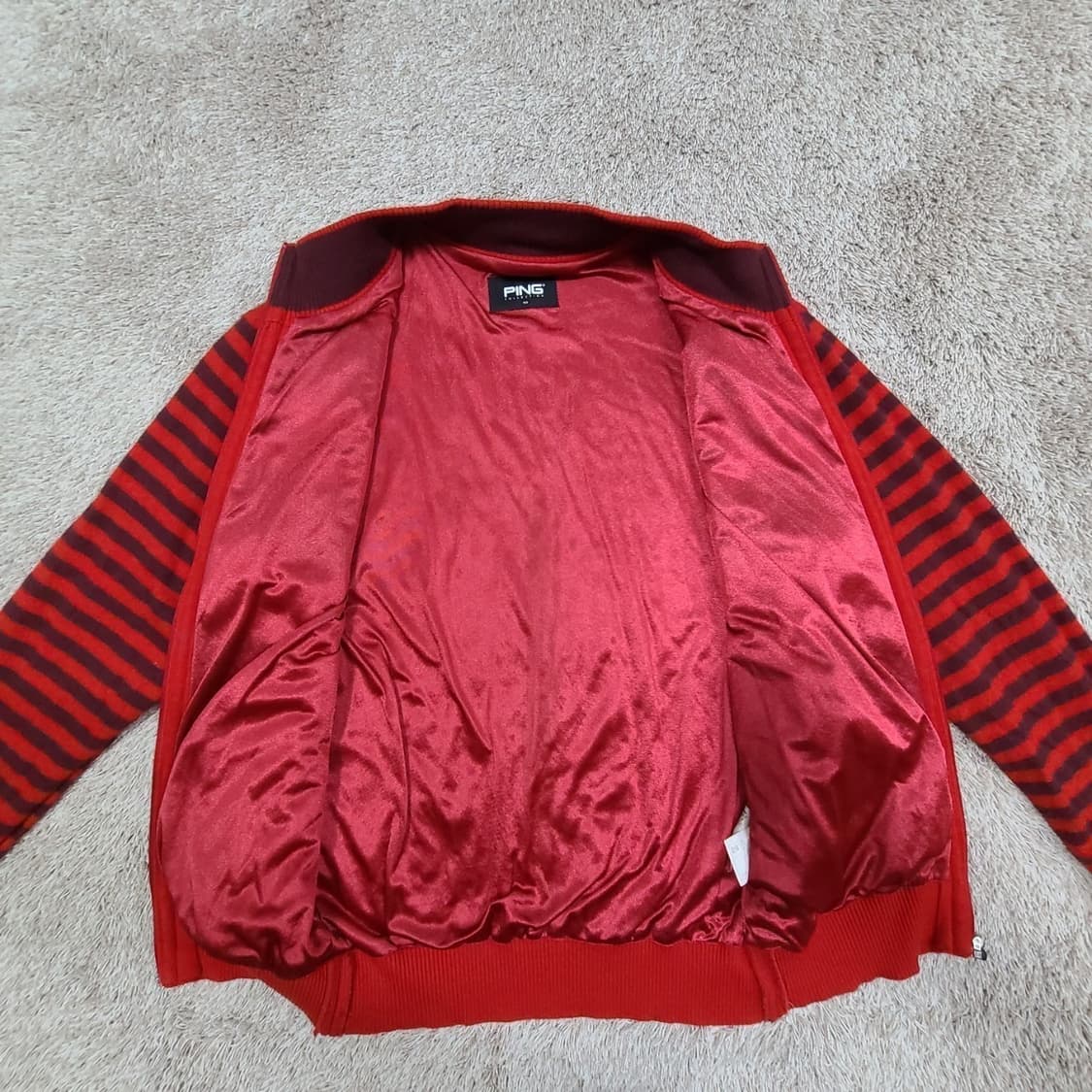 핑 방풍 니트집업 상품이미지2