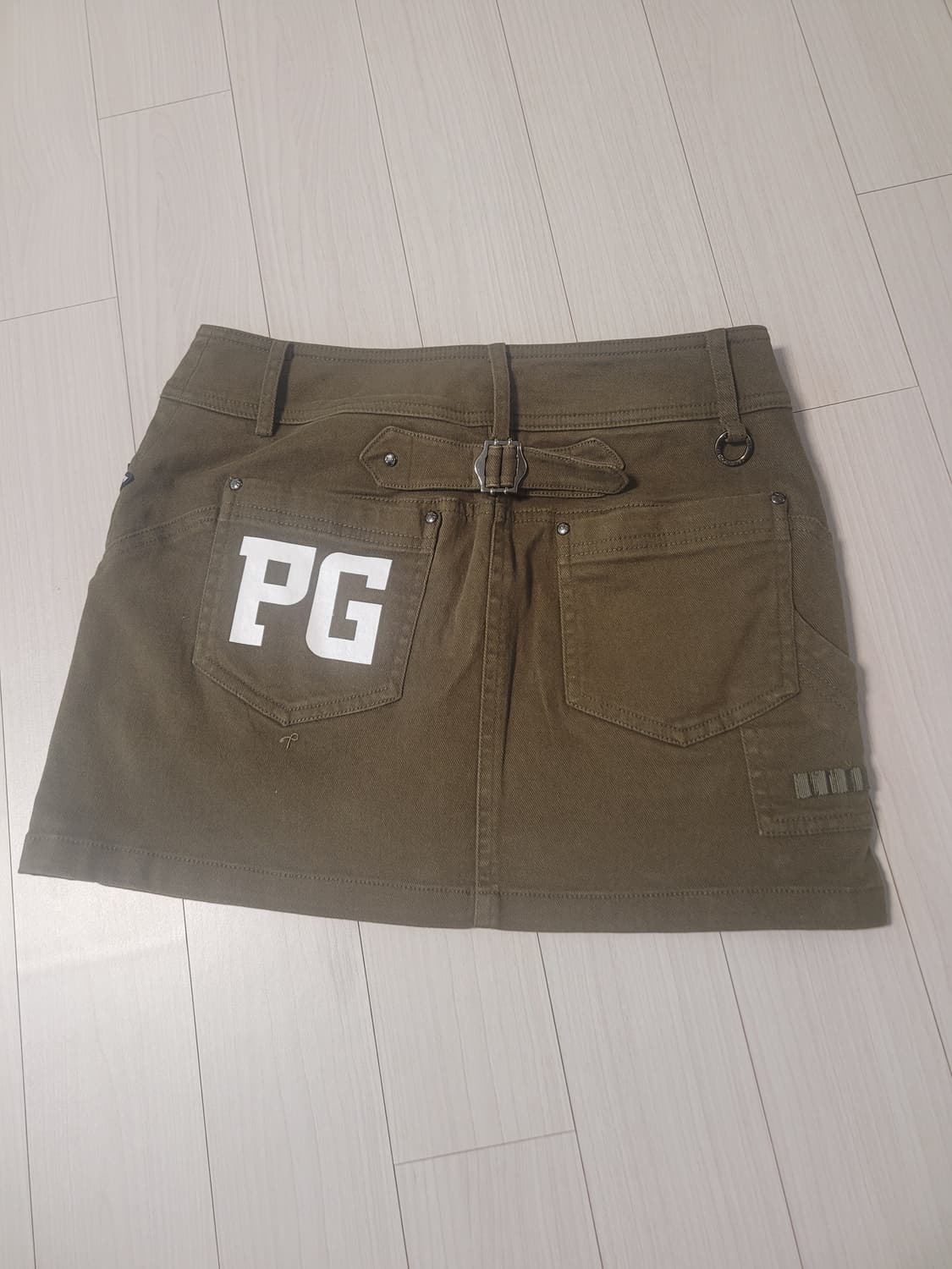 🧡 PEARLY GATES 카키 골프 스커트 (내장 이너팬츠) 판매해요 상품이미지3